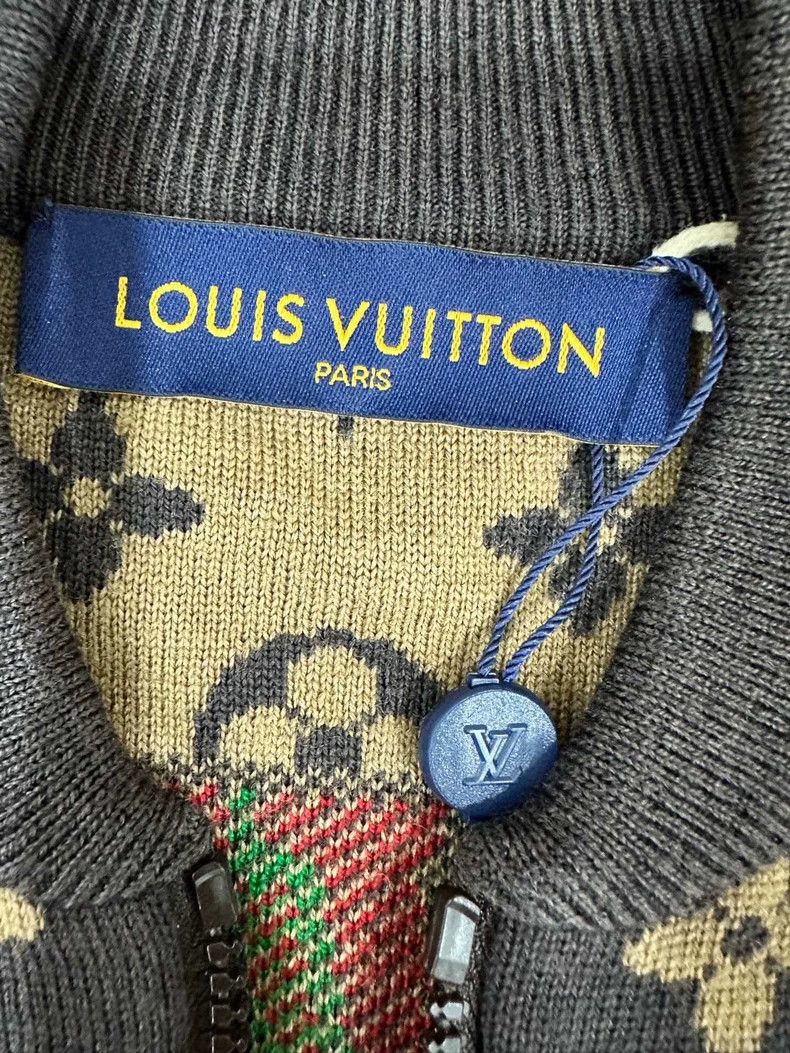 Louis Vuitton Louis Vuitton Classic Logo full-print knit ribbed tunic ja Size US S / EU 44-46 / 1 - 4 Thumbnail