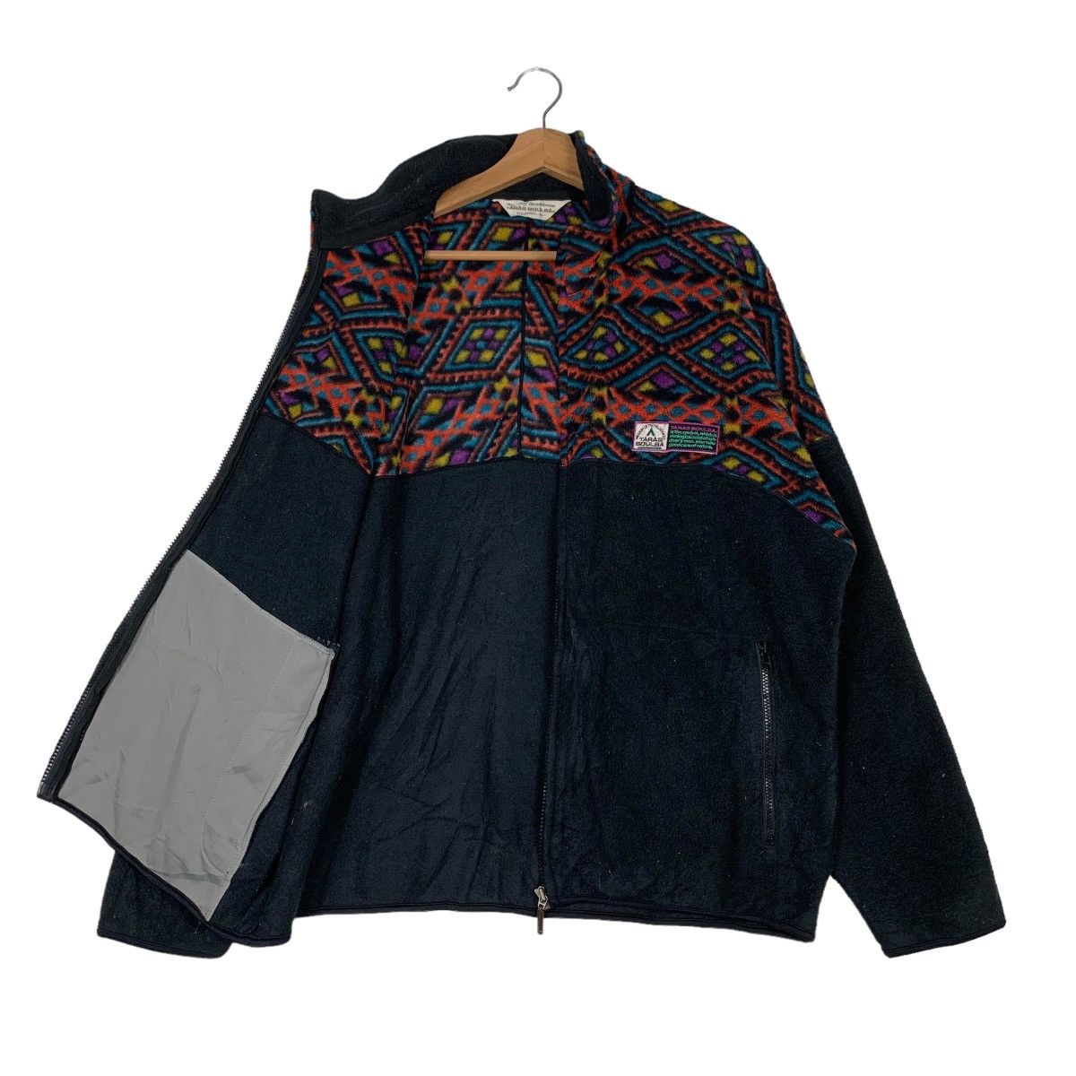 Japanese Brand TARAS BOULBA Polartec Motif Design Fleece Jacket #0433-C20 Size US L / EU 52-54 / 3 - 10 Thumbnail