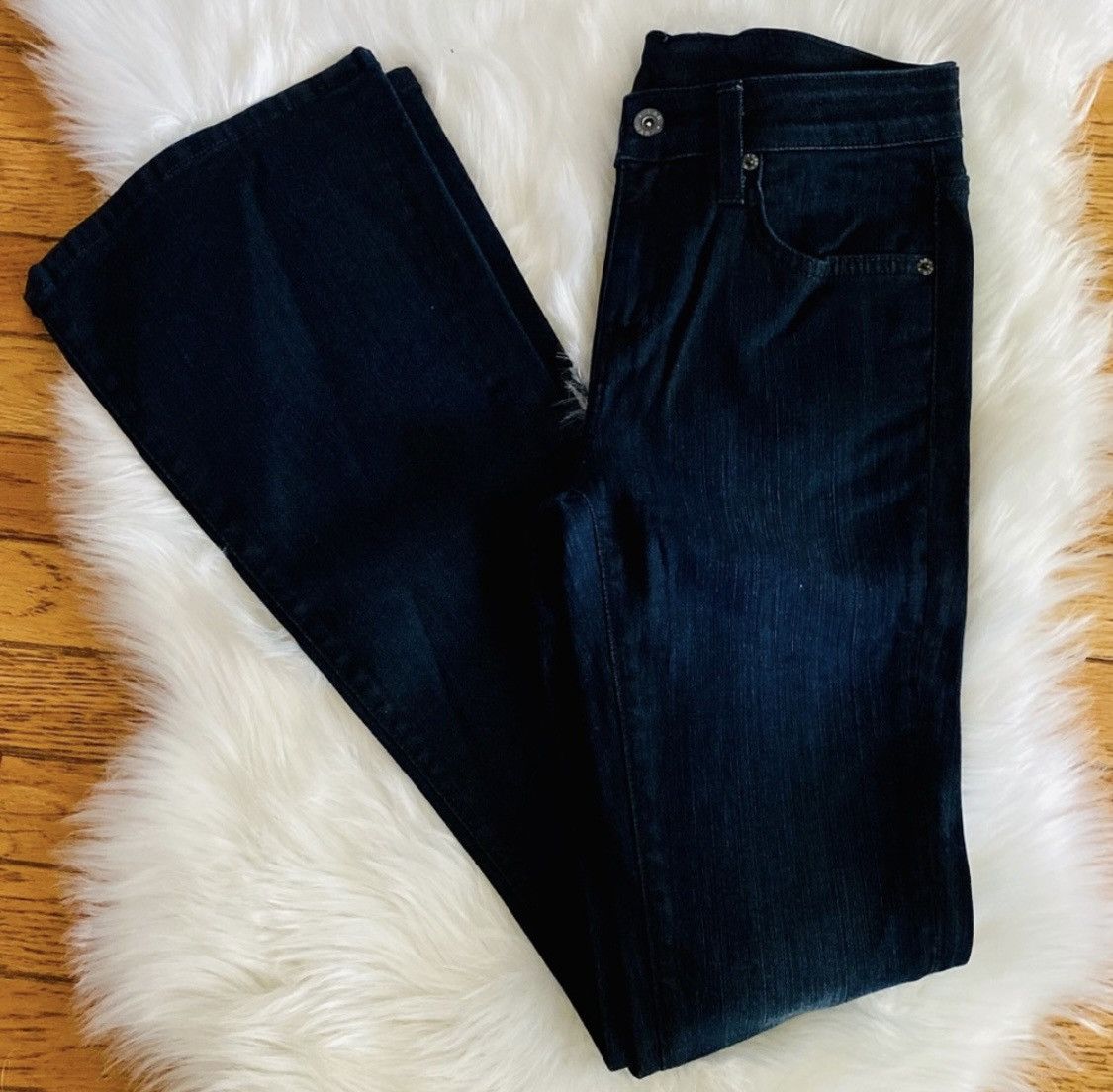 Other CARMAR DARK WASH FLARED DENIM JEANS Size 26" / US 2 / IT 38 - 4 Thumbnail