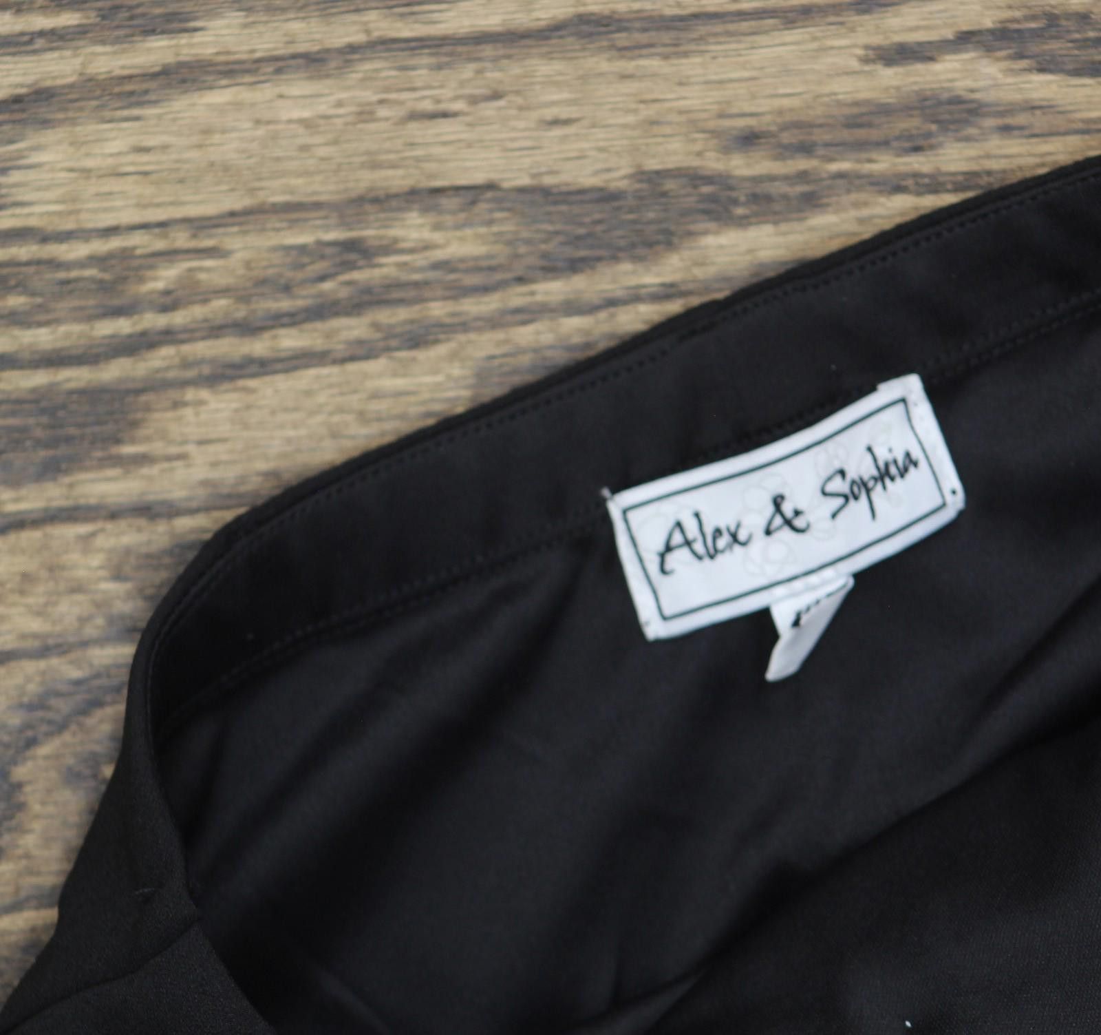 Other Alex & Sophia Juniors Rosette-trim Tub Top Black / Ivory 3/4 Size M / US 6-8 / IT 42-44 - 5 Thumbnail