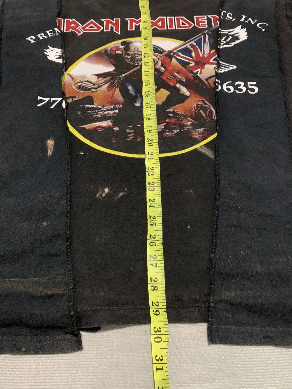 Band Tees Iron Maiden Custom Shirt Big Size Size US XXL / EU 58 / 5 - 14 Thumbnail