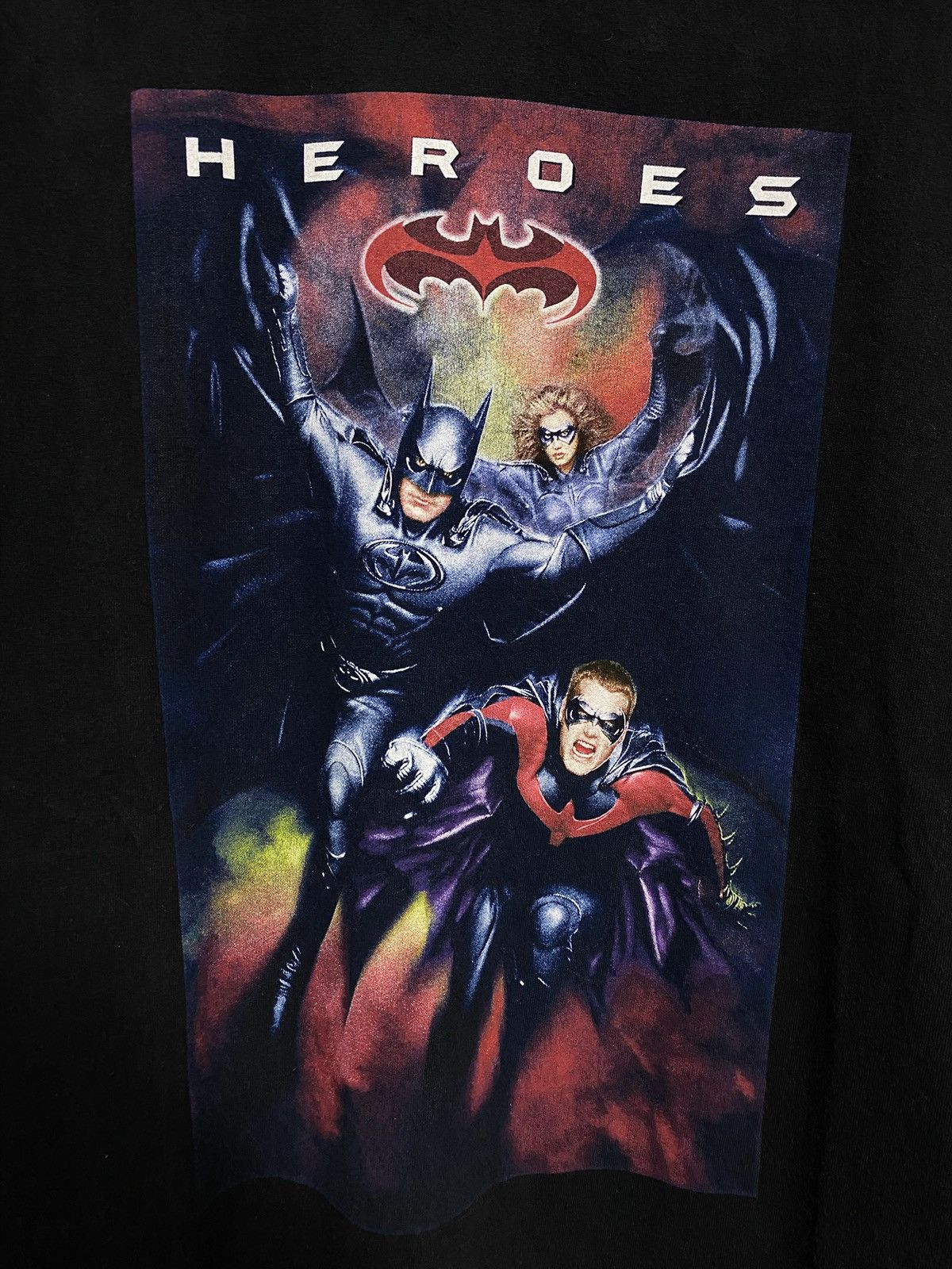 Vintage Vintage 1997 Batman & Robin Movie T-Shirt Adult Large Size US L / EU 52-54 / 3 - 3 Thumbnail