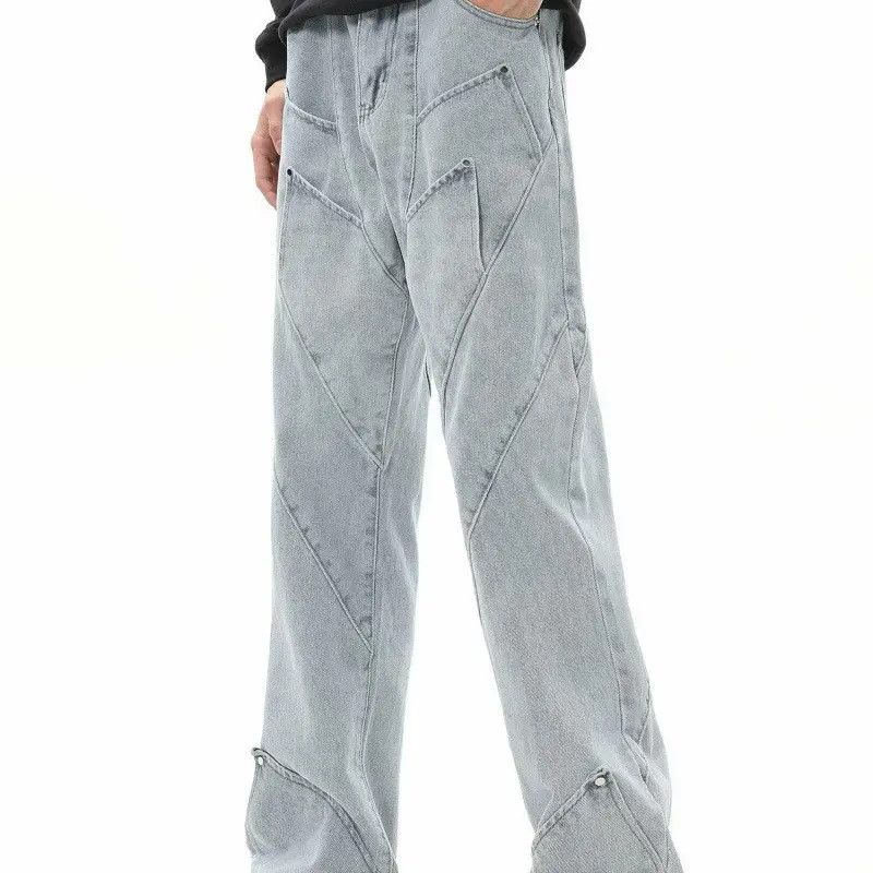 Japanese Brand × Jean Retro loose straight leg wide leg jeans Size US 32 / EU 48 - 2 Thumbnail