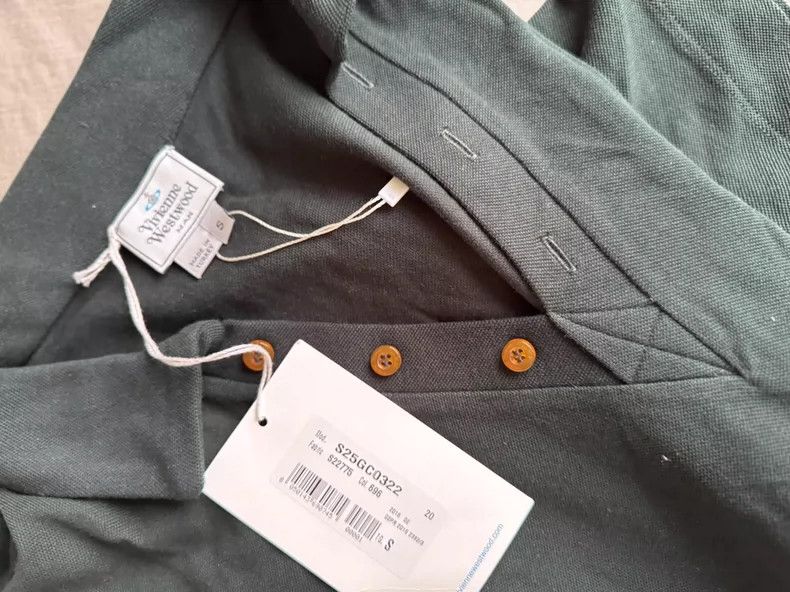 Vivienne Westwood Vivienne Westwood Short sleeves of a dark green polo shirt Size S / US 4 / IT 40 - 7 Thumbnail