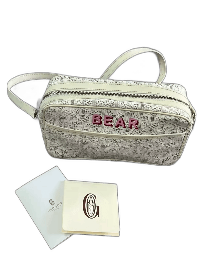Goyard White Bear Camera Bag With Label-Yf, Women's