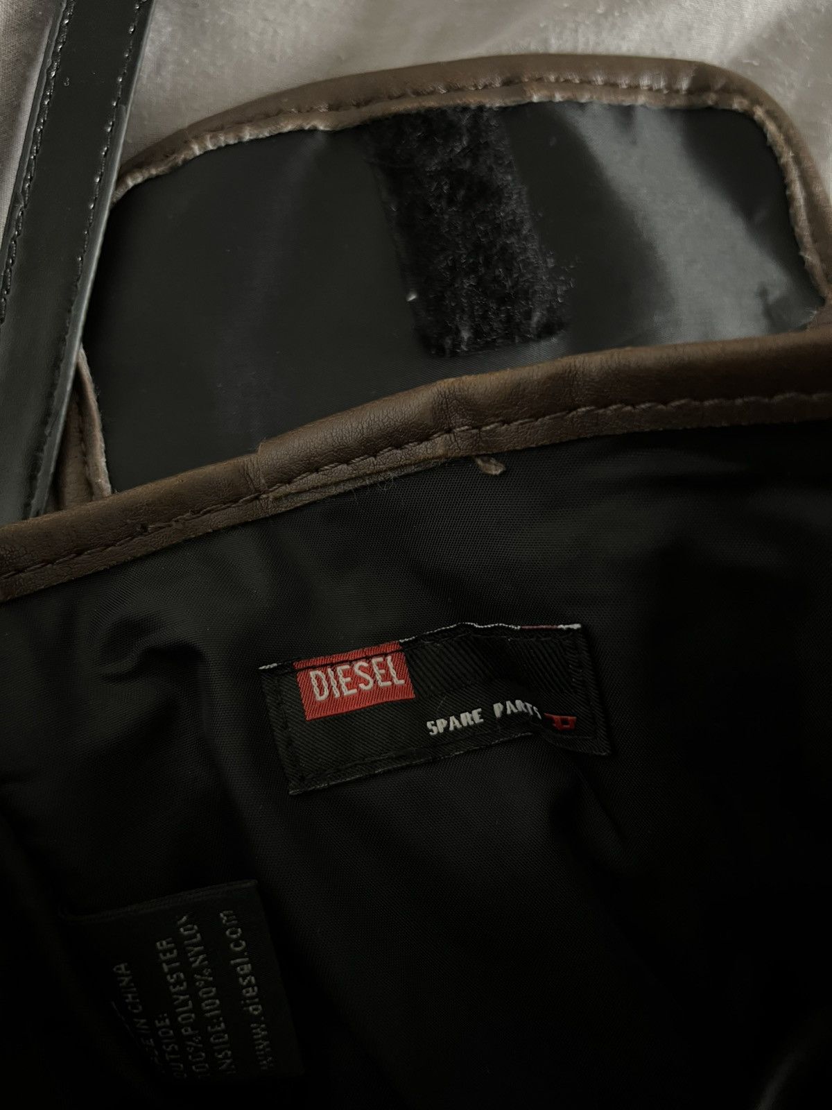 Diesel Vintage Diesel Messenger Bag Shoulder Y2K 90s Military Army Size ONE SIZE - 8 Thumbnail