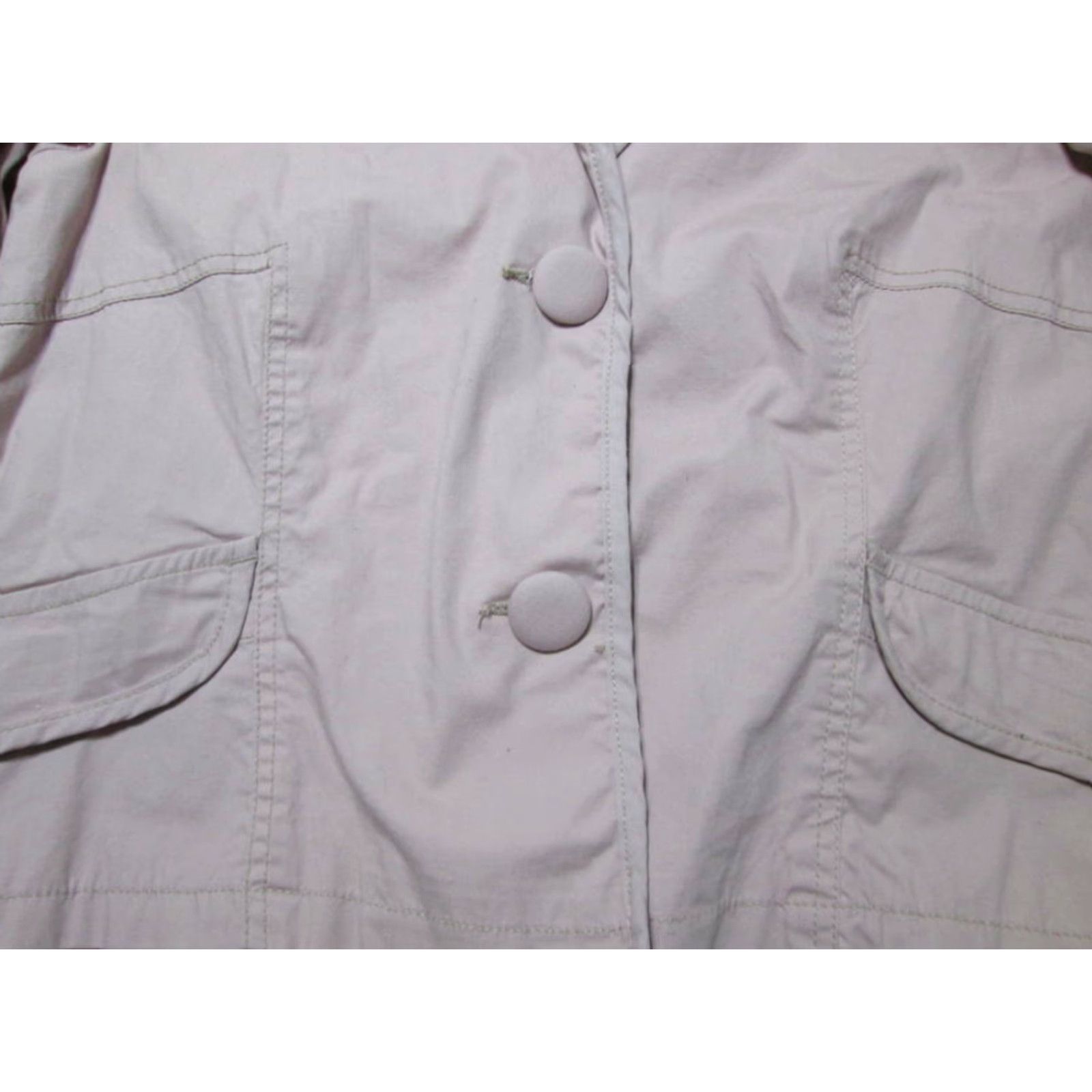 Pinko Nori Womens Basic Jacket Pink Cotton Outerwear M Casual Button Collared Pockets Solid Regular Size M Women Size M / US 6-8 / IT 42-44 - 3 Thumbnail