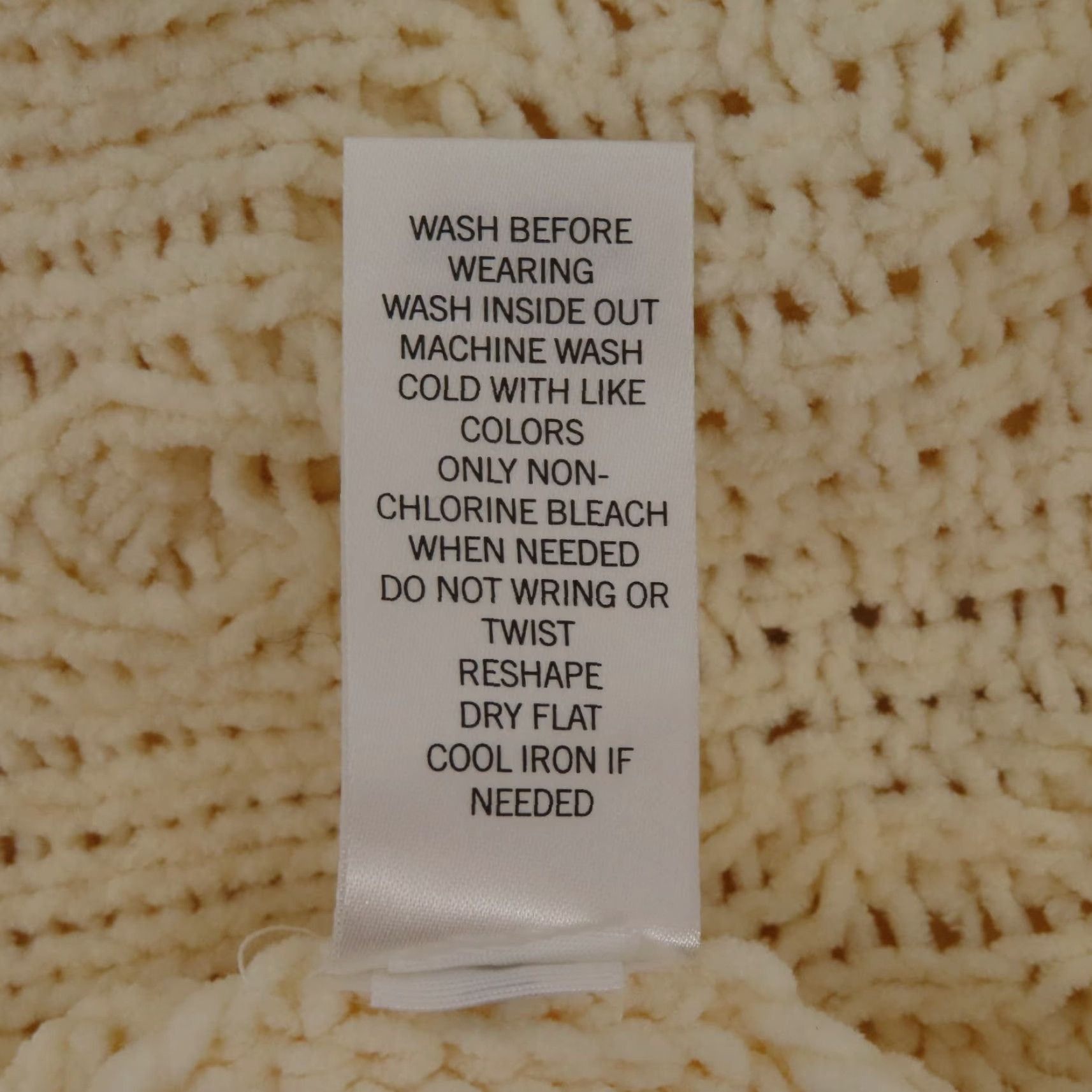 Vintage SO Juniors Small Solid Cream Cable Knit Chenille Pullover Sweater Crew Neck NEW - Women - Sweater - Regular Fit Size S / US 4 / IT 40 - 7 Thumbnail