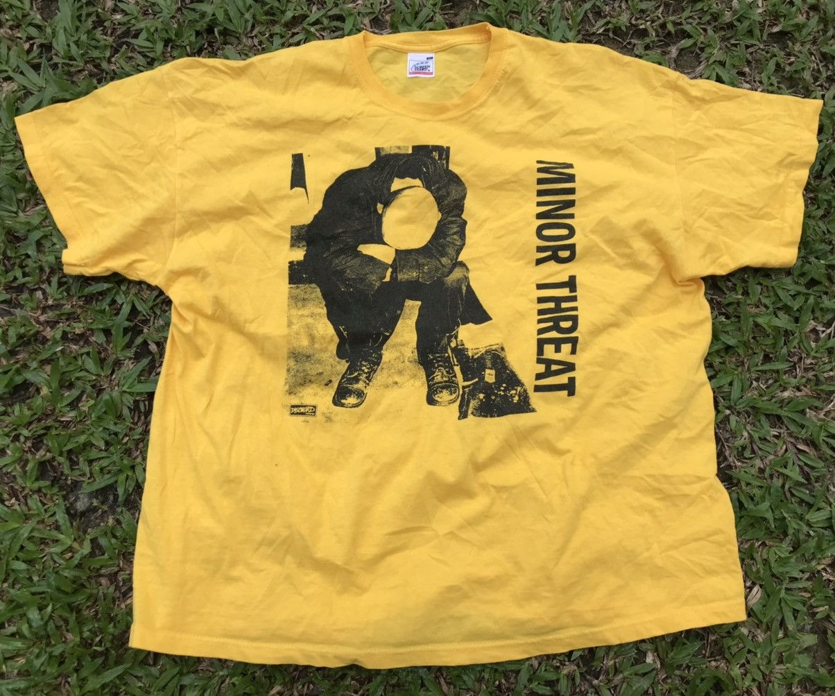 Band Tees × Fruit Of The Loom MINOR THREAT Size US XL / EU 56 / 4 - 2 Thumbnail