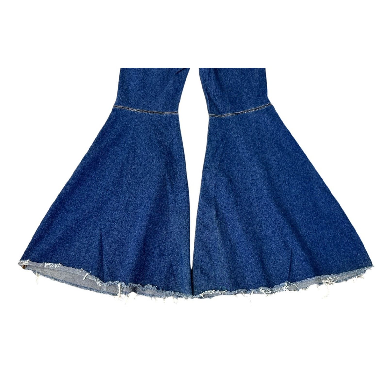 Free People FREE PEOPLE Just Float On Flare Jeans Vintage Bell Bottom 30 Size 30" / US 8 / IT 44 - 6 Thumbnail