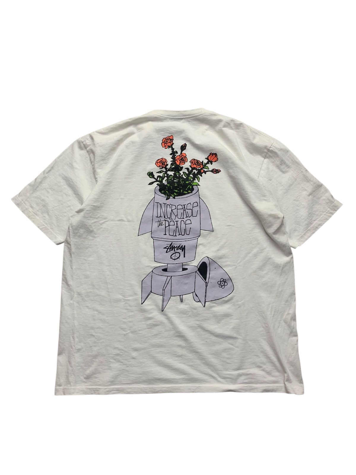 Stussy 🐍 SOLD🐍Stussy Flower Bomb Tee Size US XL / EU 56 / 4 - 1 Thumbnail