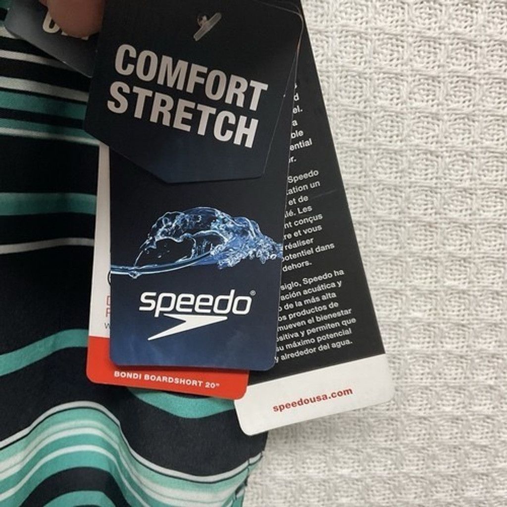 Speedo NWT Speedo Bondi Eco 4-Way UPF 50+ Board/Swim Shorts Men L Size US 34 / EU 50 - 9 Thumbnail