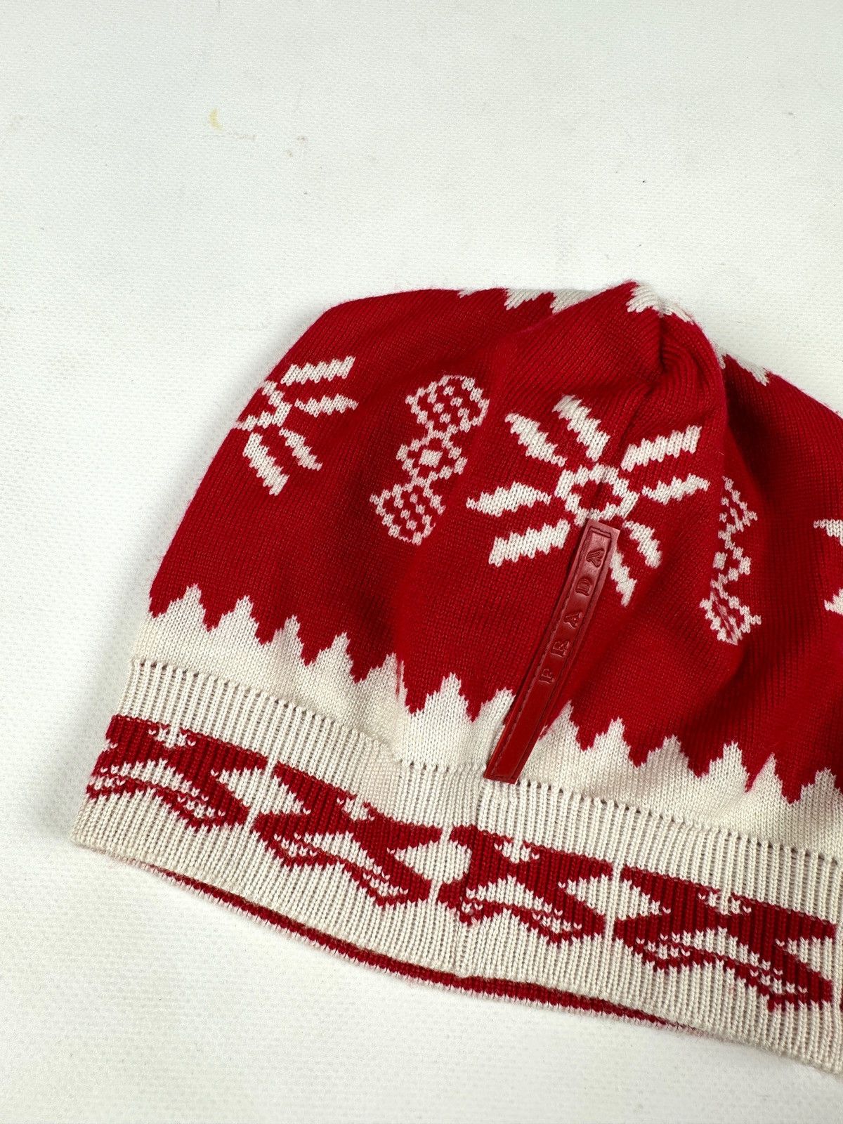 Prada Vintage Prada Sport Red Tab Wool Hat Size ONE SIZE - 4 Thumbnail