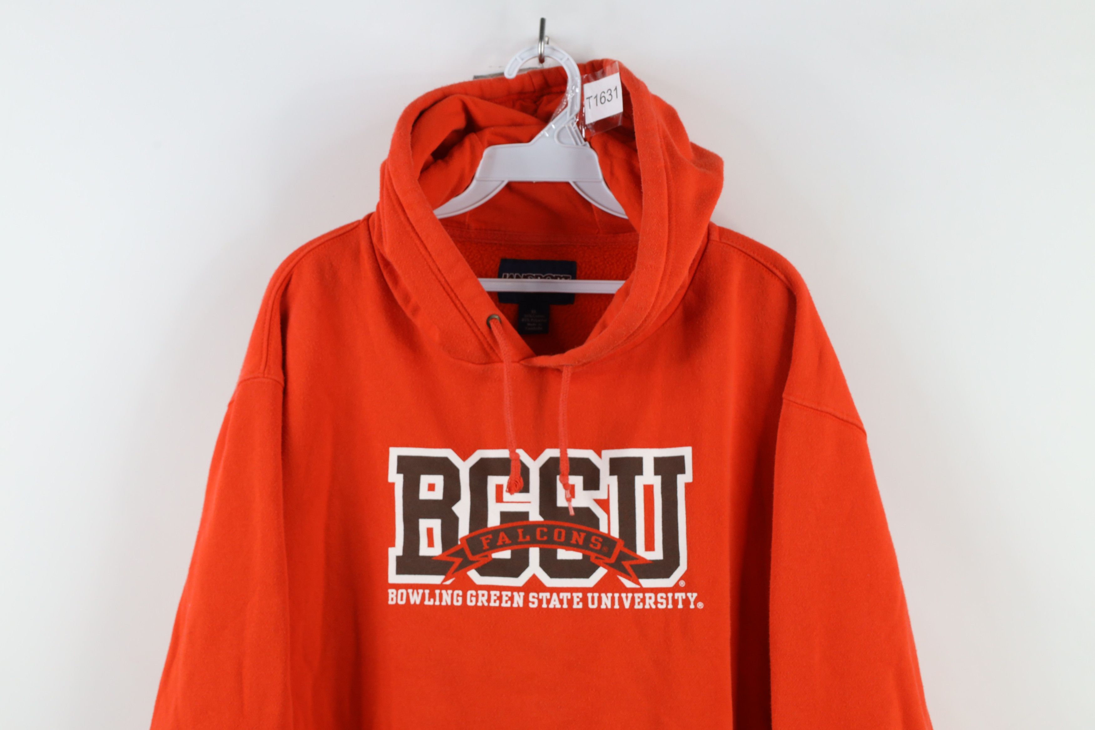 Vintage Vintage 90s Bowling Green State University Hoodie Sweatshirt Size US XL / EU 56 / 4 - 2 Thumbnail