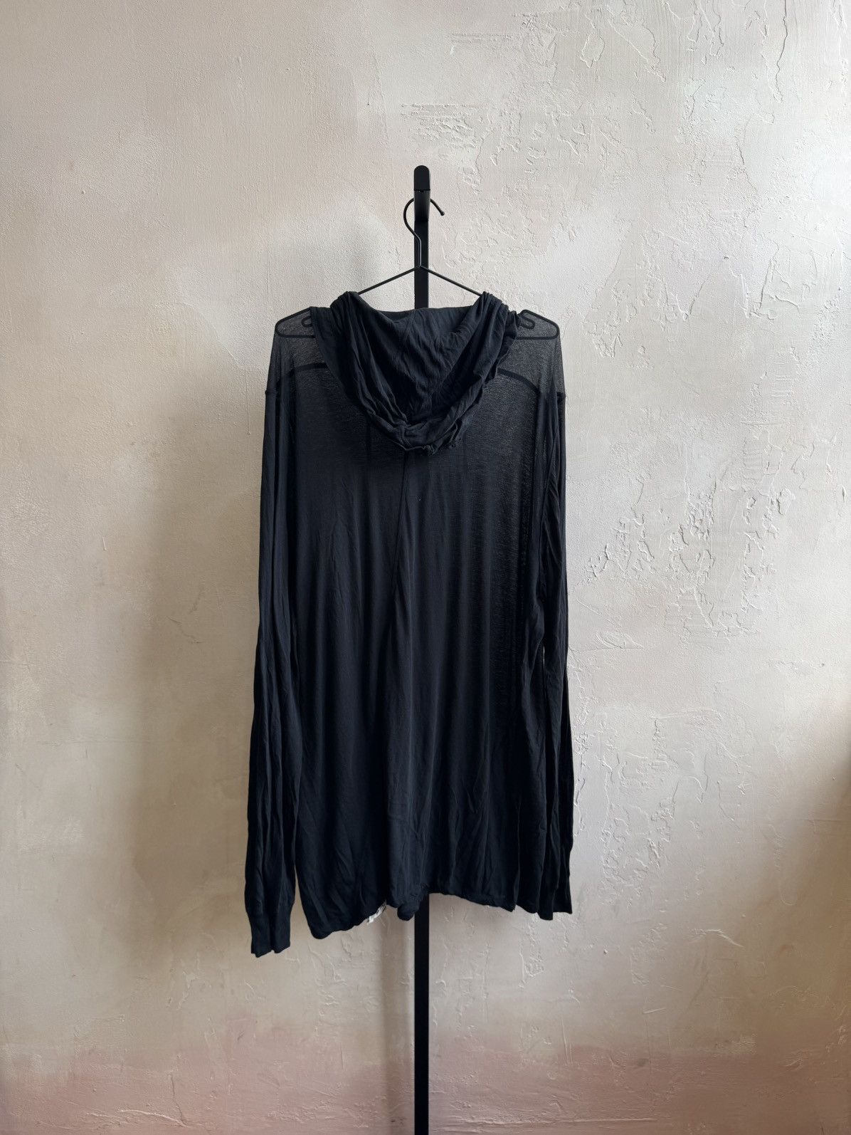 Rick Owens SS23 EDFU MAINLINE HOODIE UNSTABLE MILK STRING Size US L / EU 52-54 / 3 - 3 Thumbnail