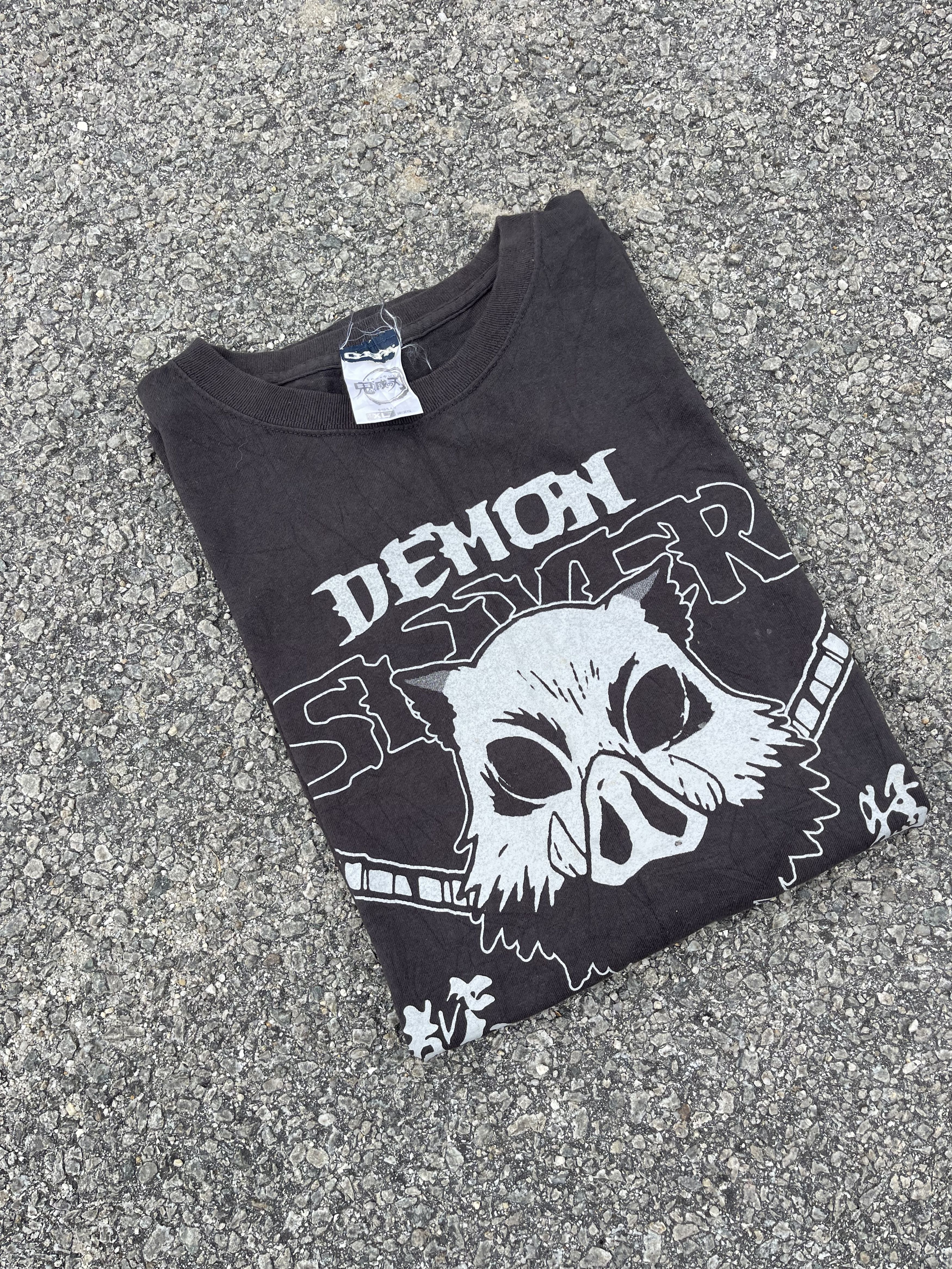 Anime Vintage y2k Demon Slayer x Cospa Black Tee Size US L / EU 52-54 / 3 - 1 Thumbnail