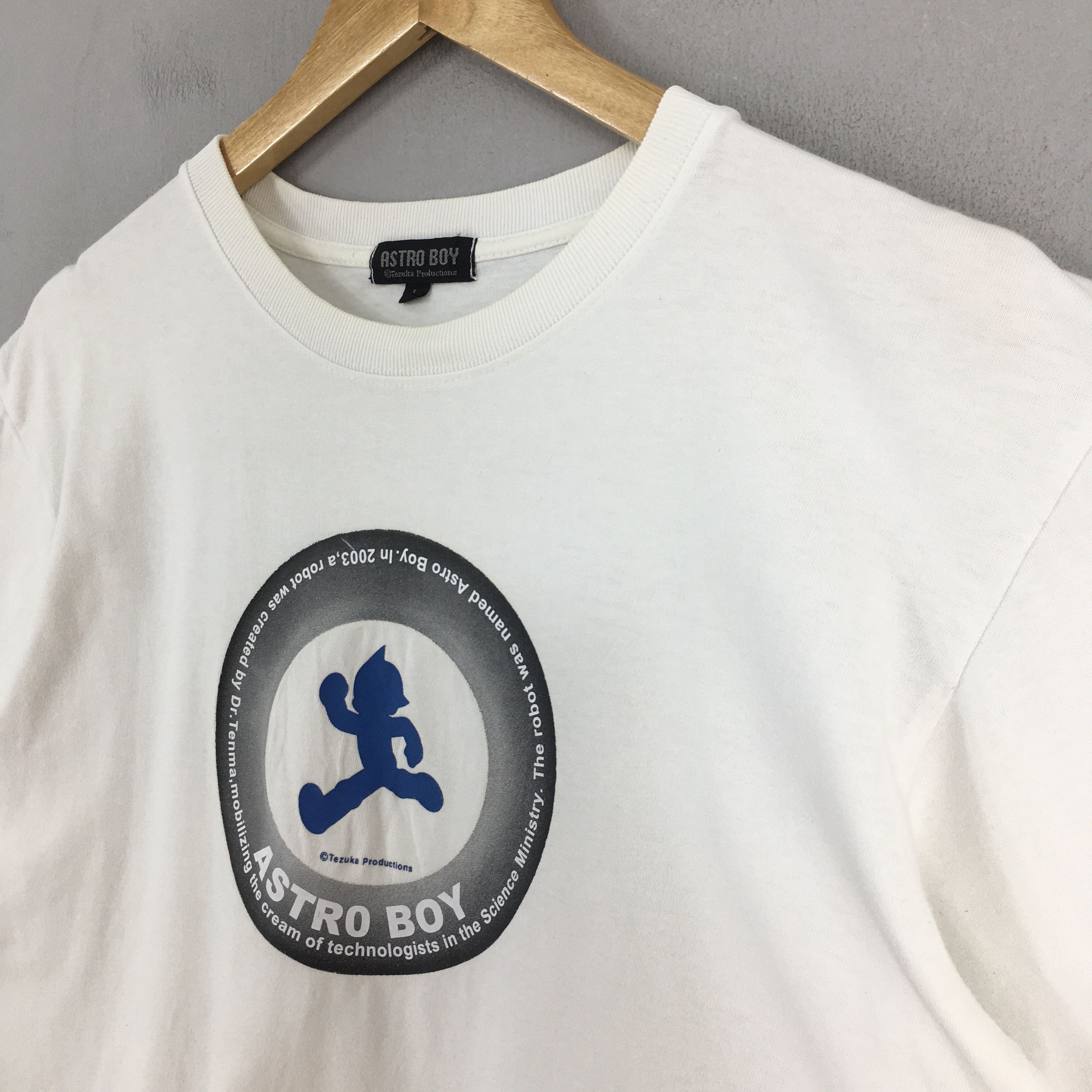 Anime Astro Boy Mighty Atom Japanese Anime White T shirt Large Size US L / EU 52-54 / 3 - 3 Thumbnail