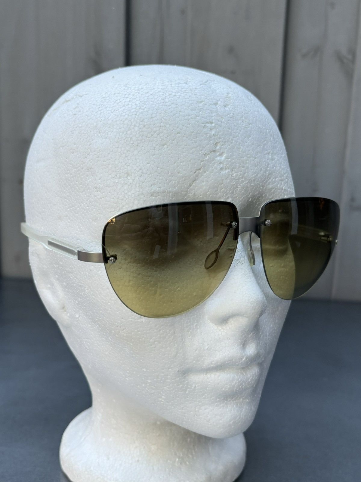 Prada × Vintage S/S 2000 Prada Sunglasses SPR 73A Rimless Vintage Prada Y2K Size ONE SIZE - 6 Thumbnail