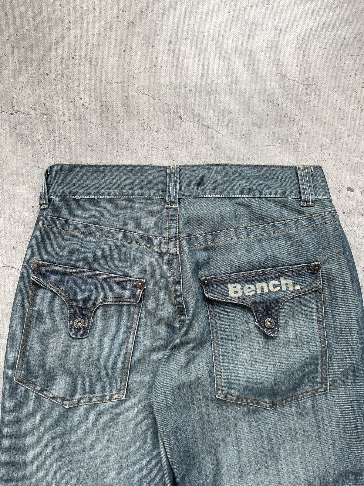 Bench × Vintage Vintage Y2K Bench Jeans Pants Faded Size US 30 / EU 46 - 3 Thumbnail