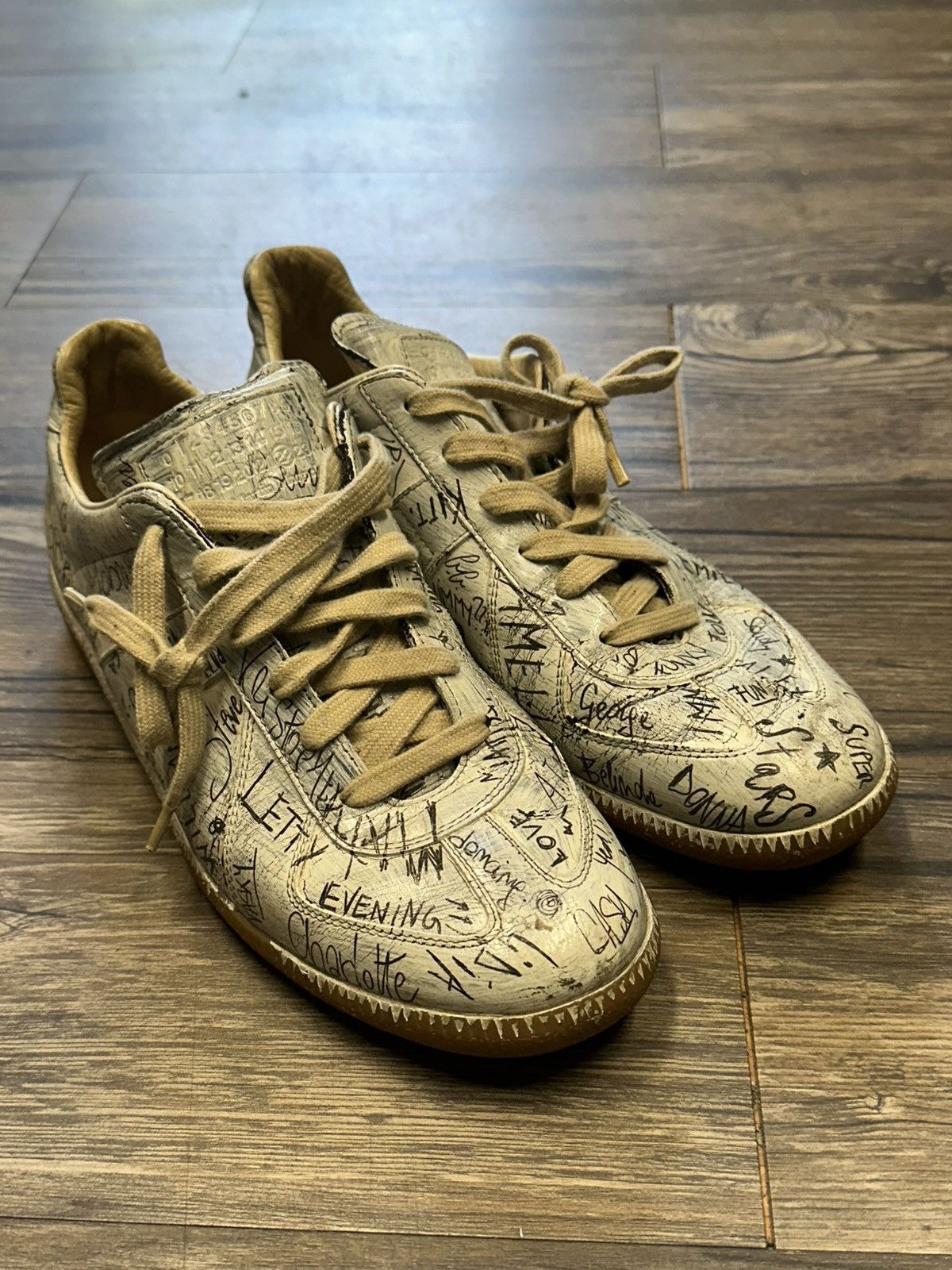Maison Margiela Graffiti Sneakers | Grailed