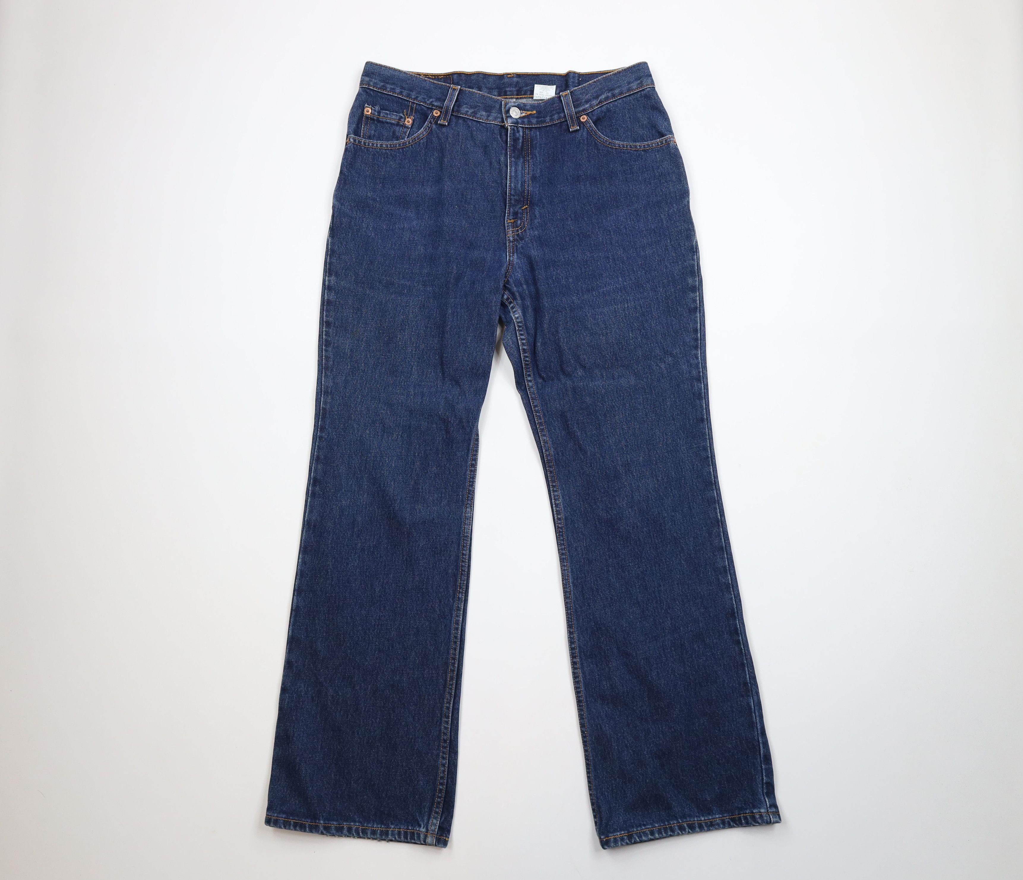 Levi's × Vintage Vintage 90s Levis 517 Flared Bootcut Denim Jeans Blue Size US 32 / EU 48 - 1 Thumbnail
