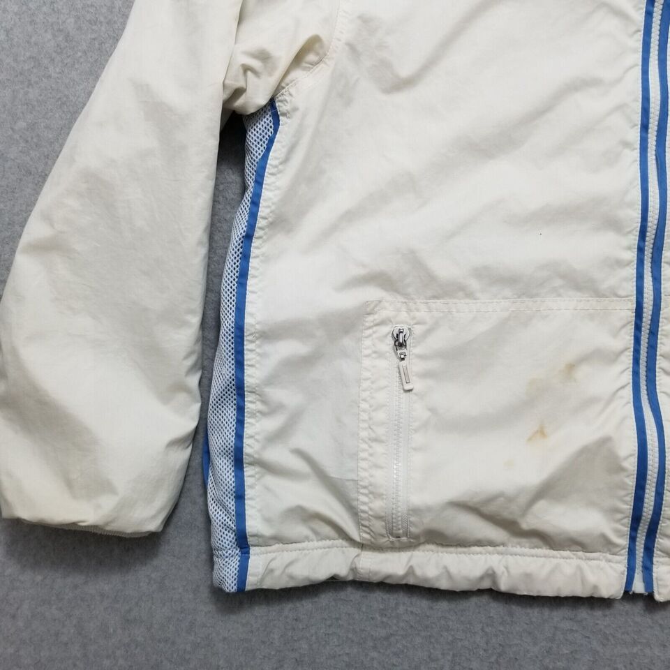 Other CS Jacket Womens Large Gray Ivory Reversible Hooded Pockets Size L / US 10 / IT 46 - 2 Thumbnail