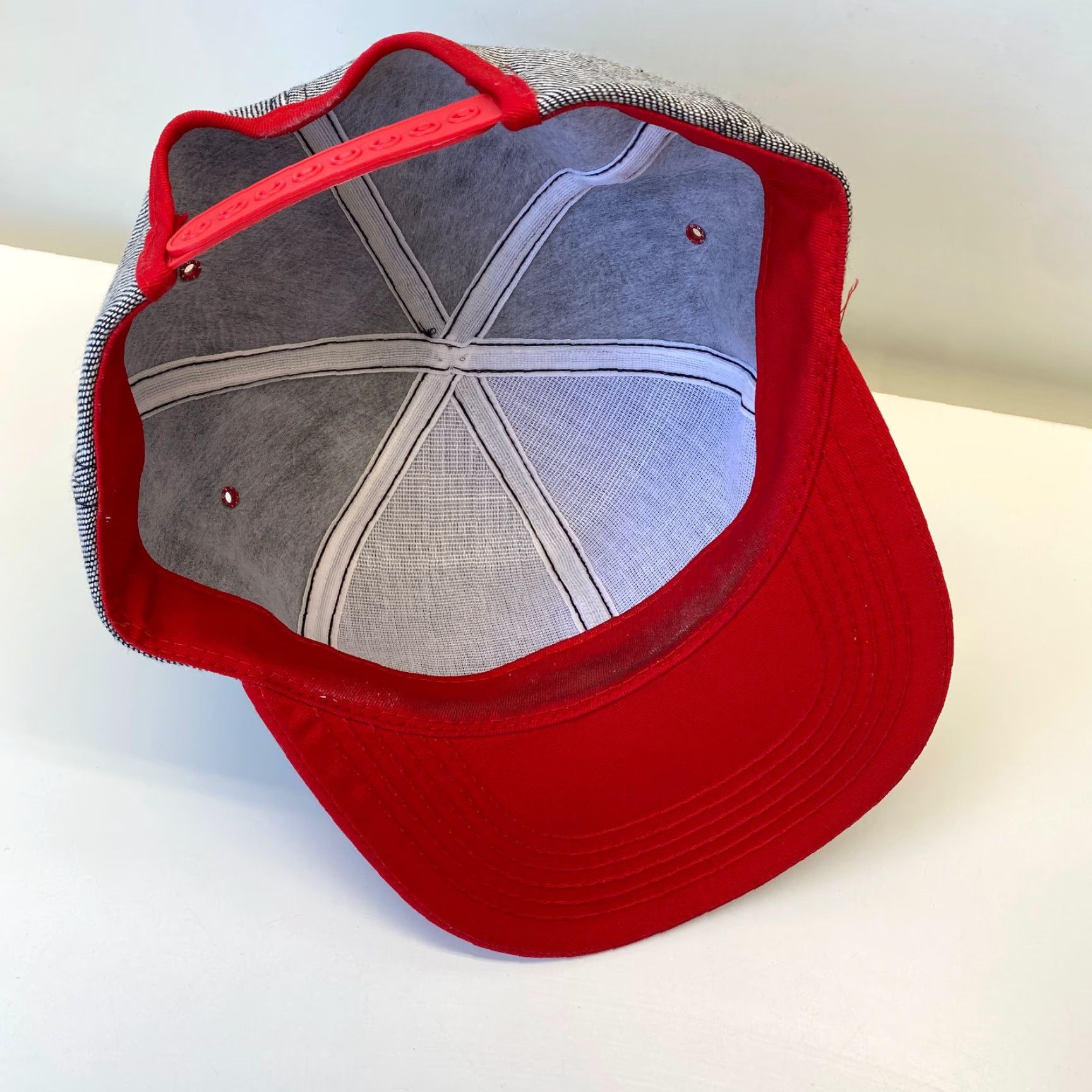 Lumberjack VINTAGE Lumberjack Trucker Hat Red Adjustable Unisex Adults 80s 90s Retro USA Western Patch Rare Cap Style: Trucker Hat Men's Size ONE SIZE - 6 Thumbnail