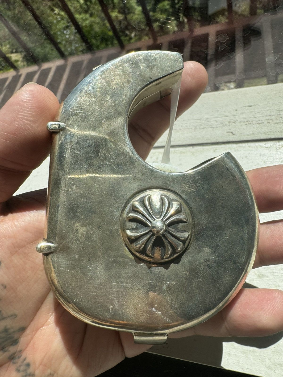 Chrome Hearts Silver Tape Dispenser Size ONE SIZE - 7 Thumbnail