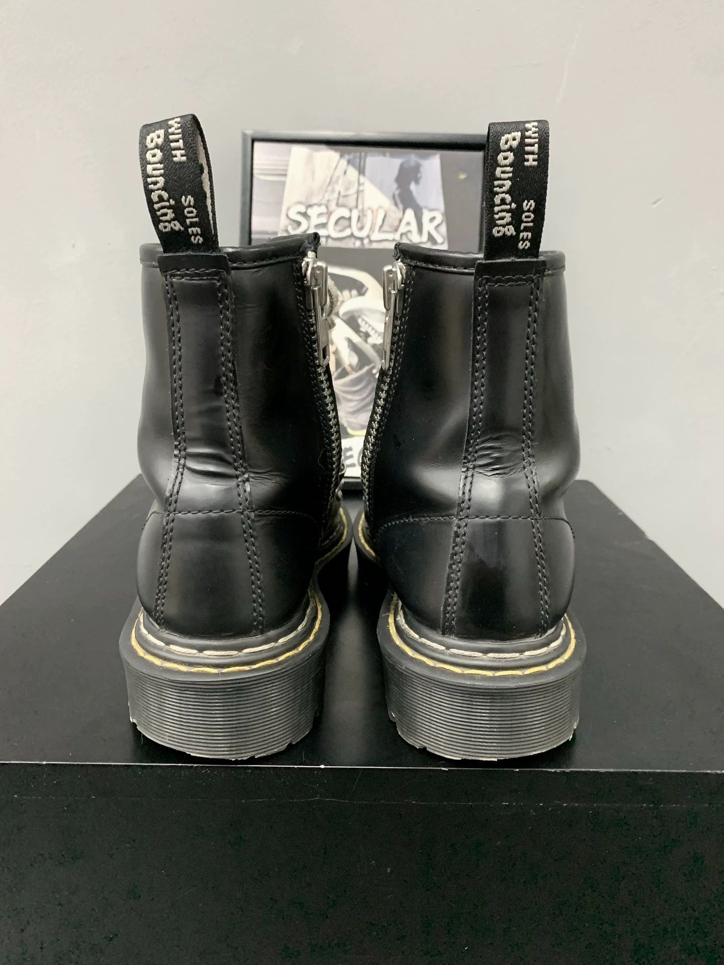 Rick Owens Rick Owens x Dr. Martens collaboration ankle boots Size US 6.5 / IT 36.5 - 2 Thumbnail