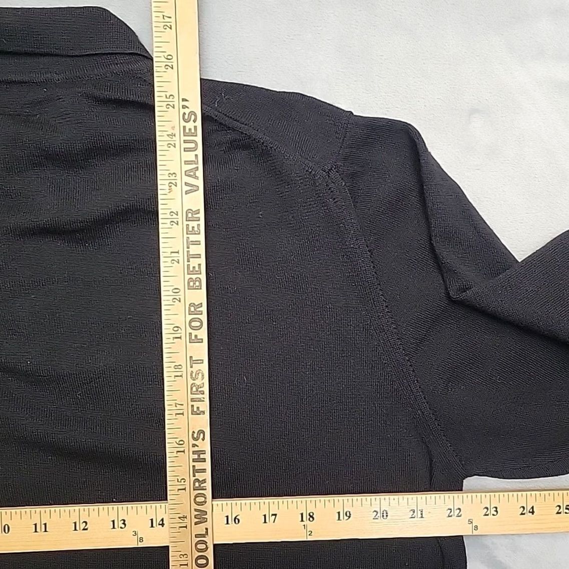 Vintage FIJI Sweater Polo Collar Long Sleeve Mens XL Black Wool Knit Made In Italy Size US XL / EU 56 / 4 - 5 Thumbnail