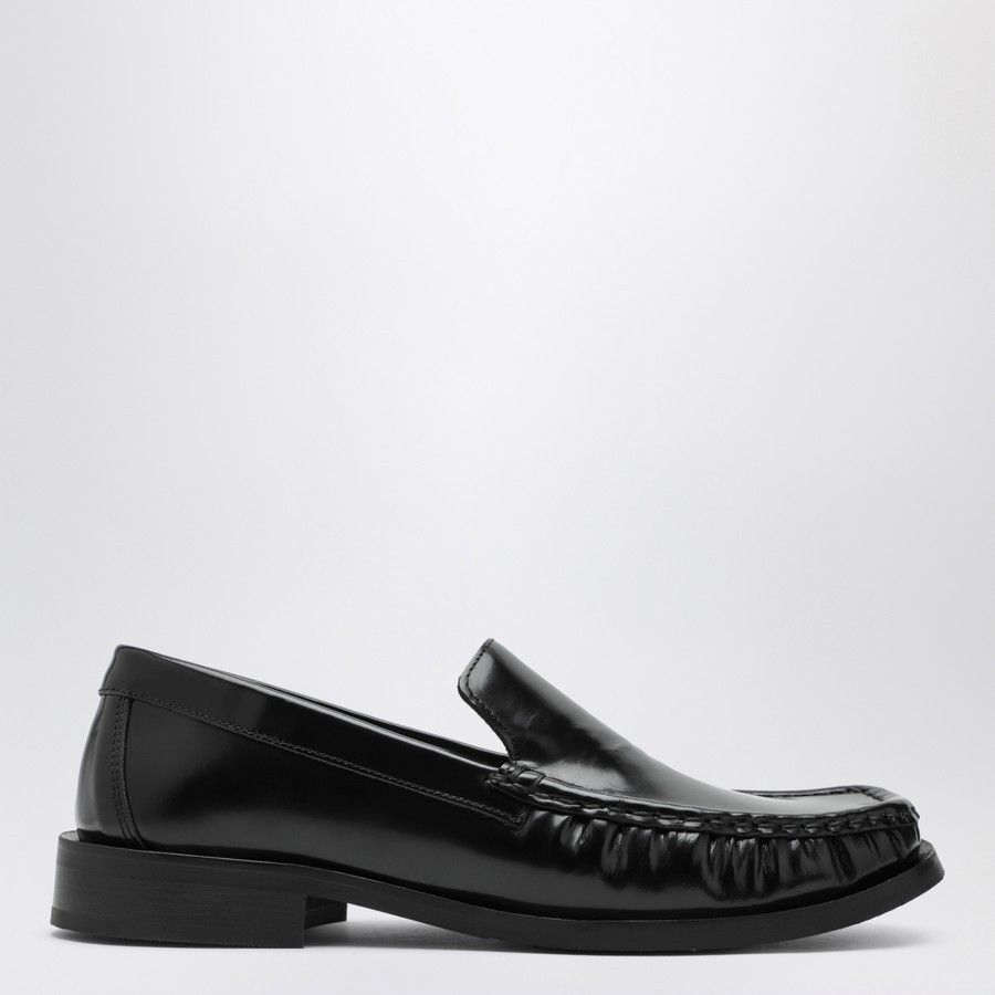 VINNY's o1d2blof1025 Leather Moccasins Shoes in Black Size US 7 / EU 40 - 1 Thumbnail