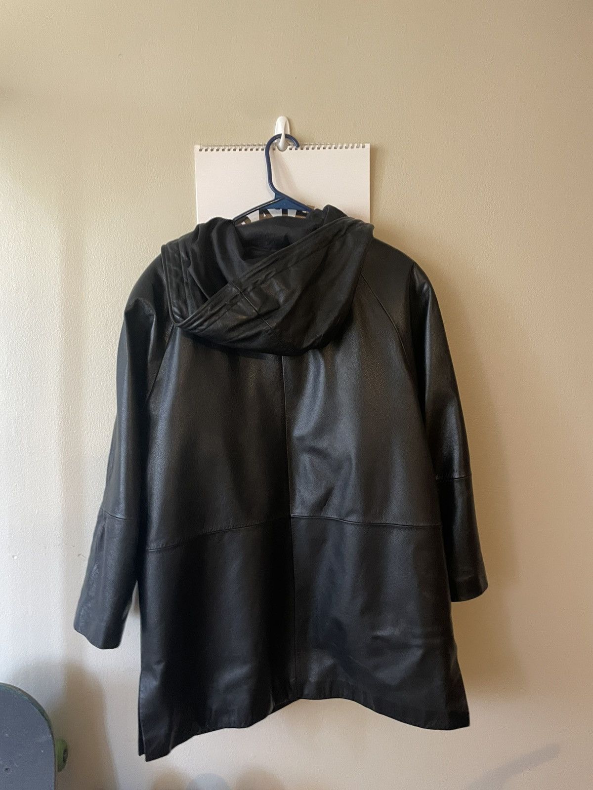 Wilsons Leather Fully leather hooded jacket parka Size US L / EU 52-54 / 3 - 3 Thumbnail