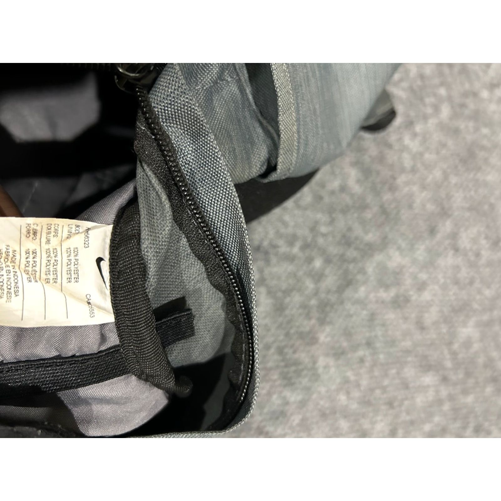 Nike Nike backpack Mens OS gray black athletic school sports Medium Gray Classic Backpack Mens Size ONE SIZE - 8 Thumbnail