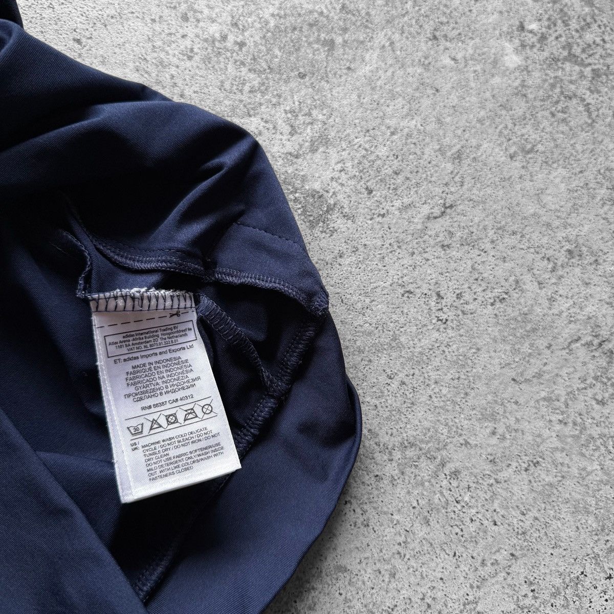 Adidas Adidas Navy Blue ClimaCool Full Zip 3 Stripe Hooded Jacket Size S / US 4 / IT 40 - 8 Thumbnail
