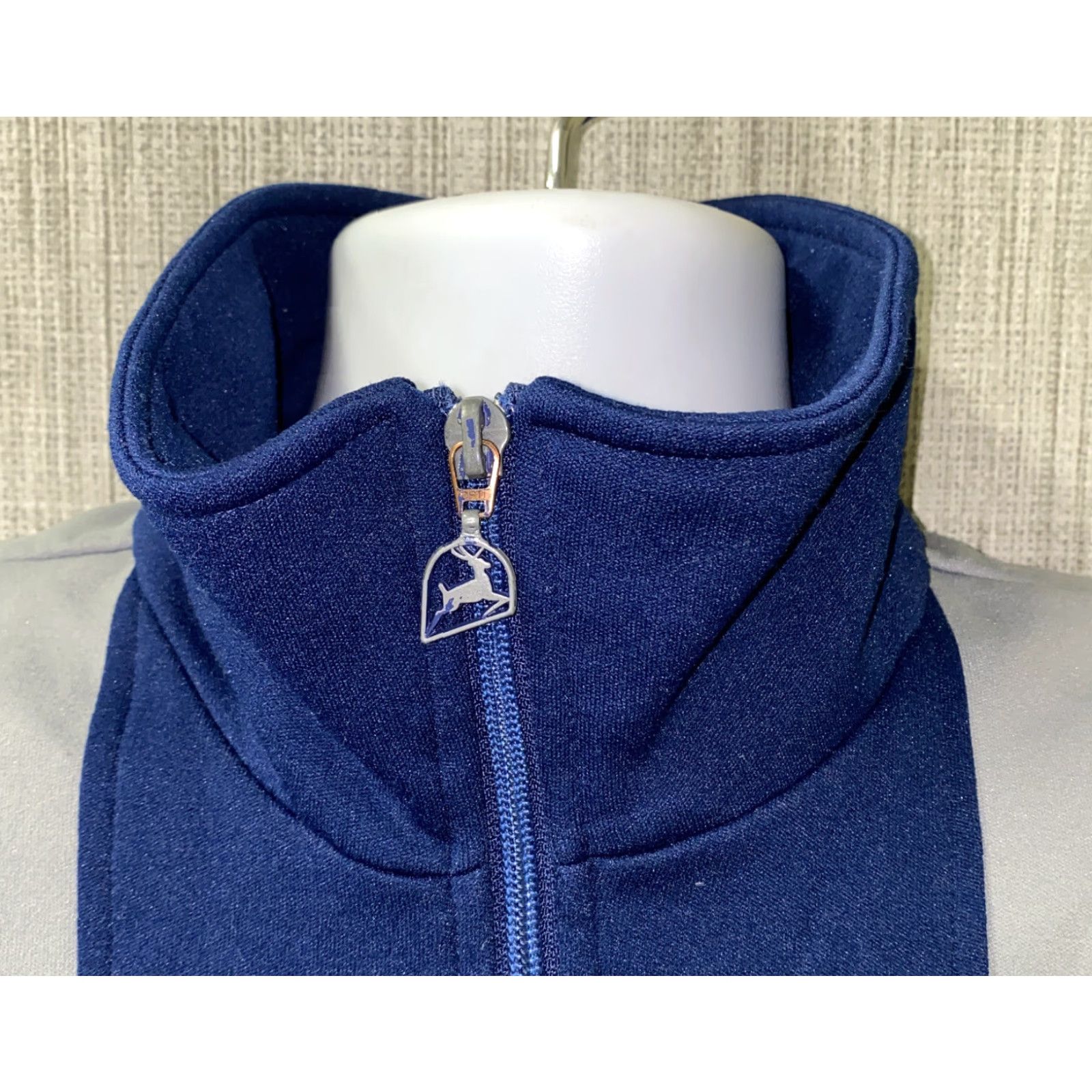 Vintage VINTAGE White Stag Jacket Full Zip Mens L Gray/Blue Casual Polyester Track Style Size US L / EU 52-54 / 3 - 3 Thumbnail