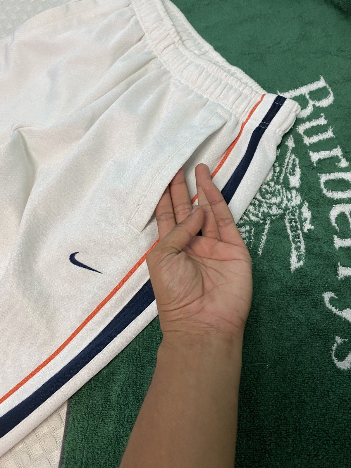 Carhartt Wip × Nike 💥 VINTAGE NIKE SUPER BAGGY 90S WIDE LEG TRACK PANTS Y2K Size US 34 / EU 50 - 5 Thumbnail