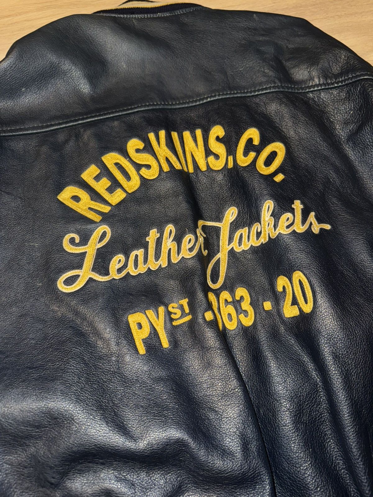 Vintage Redskins vintage bomber leather XXL Size US XXL / EU 58 / 5 - 4 Thumbnail