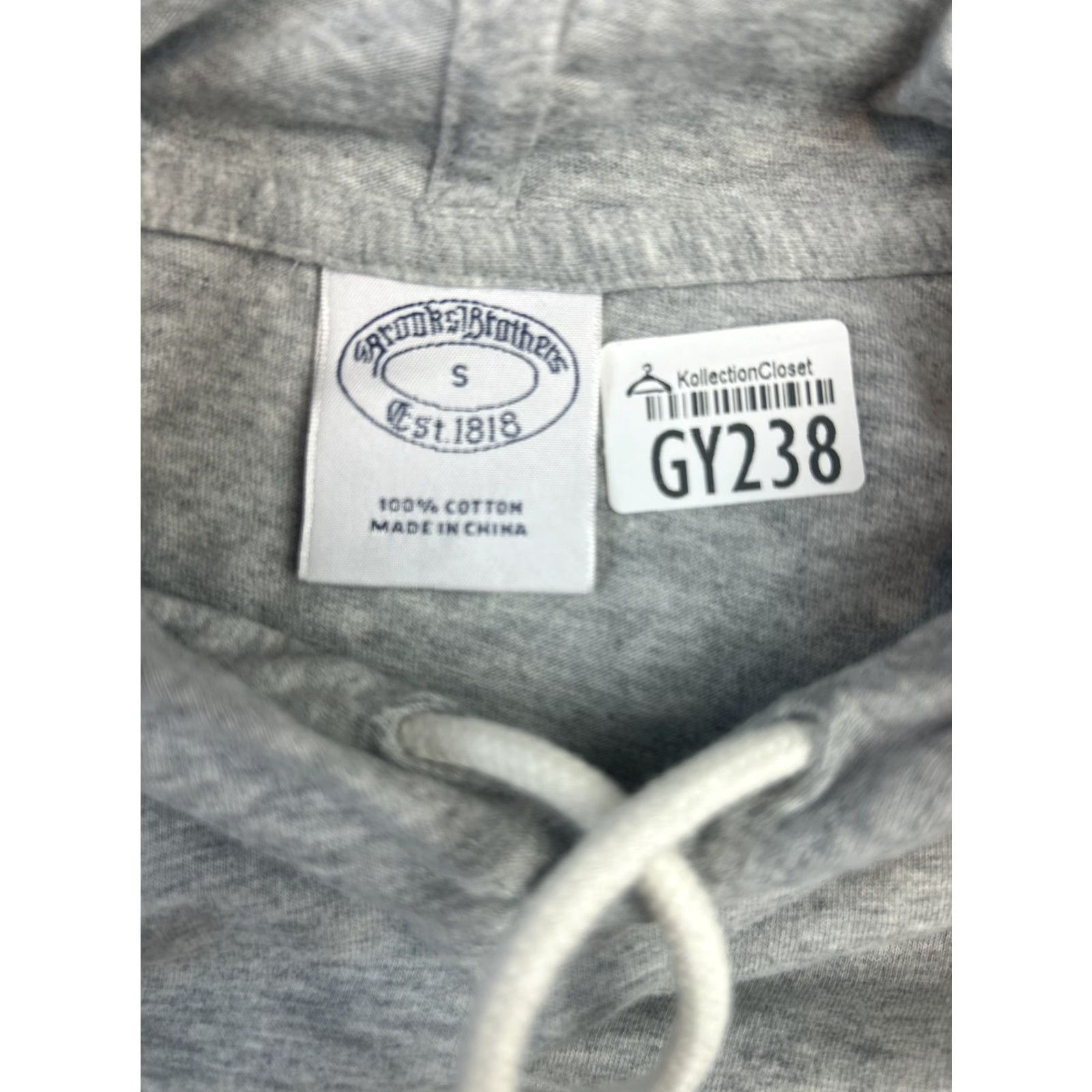 Brooks Brothers Brooks Brothers Hoodie Mens Small Gray Lightweight Pullover Kangaroo Pocket Logo Embroidered Wool? No Cotton Jersey Casual Size US S / EU 44-46 / 1 - 6 Thumbnail