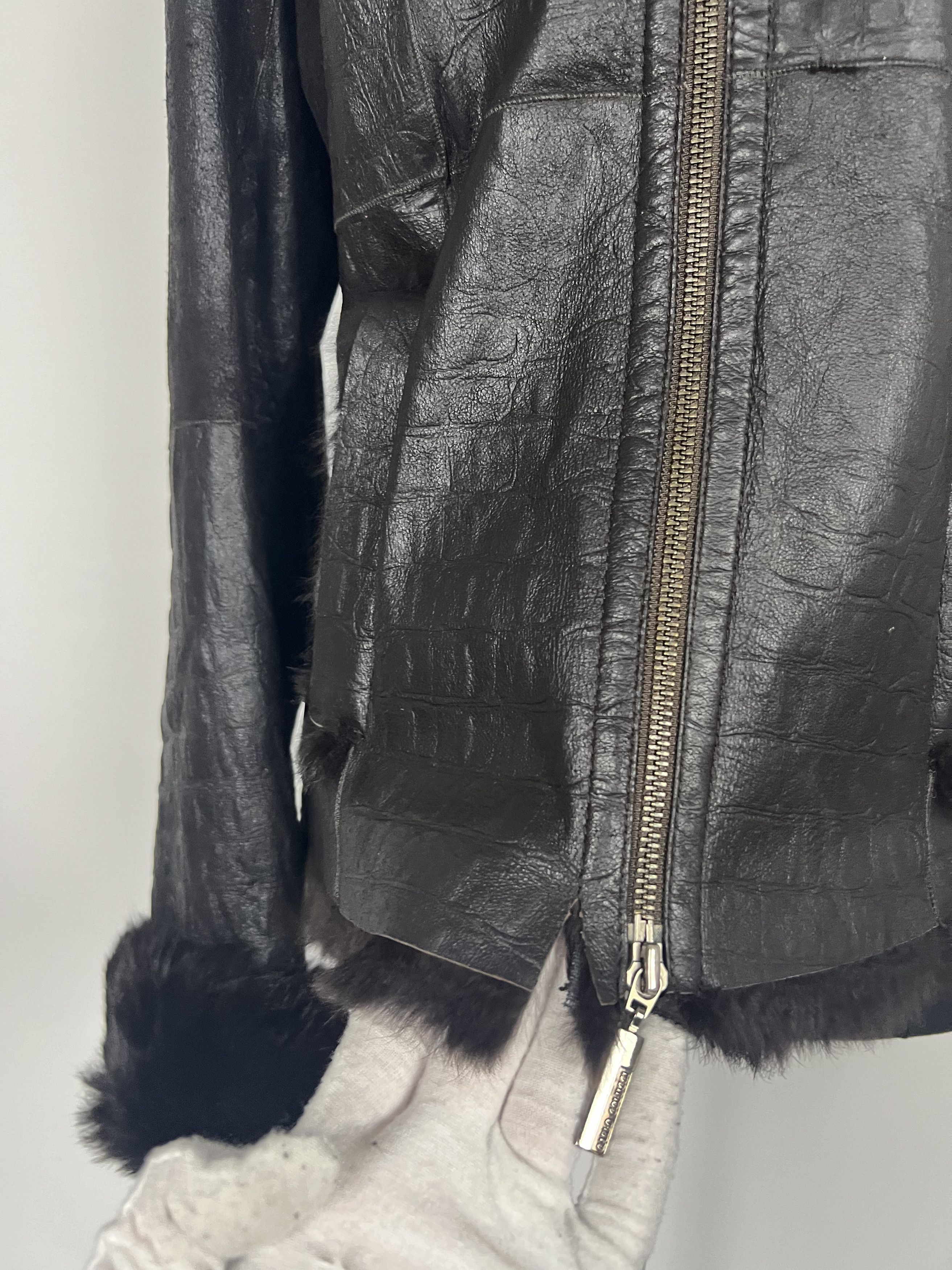 Carlo Colucci carlo colucci fur jacket leather size XS Size XS / US 0-2 / IT 36-38 - 2 Thumbnail