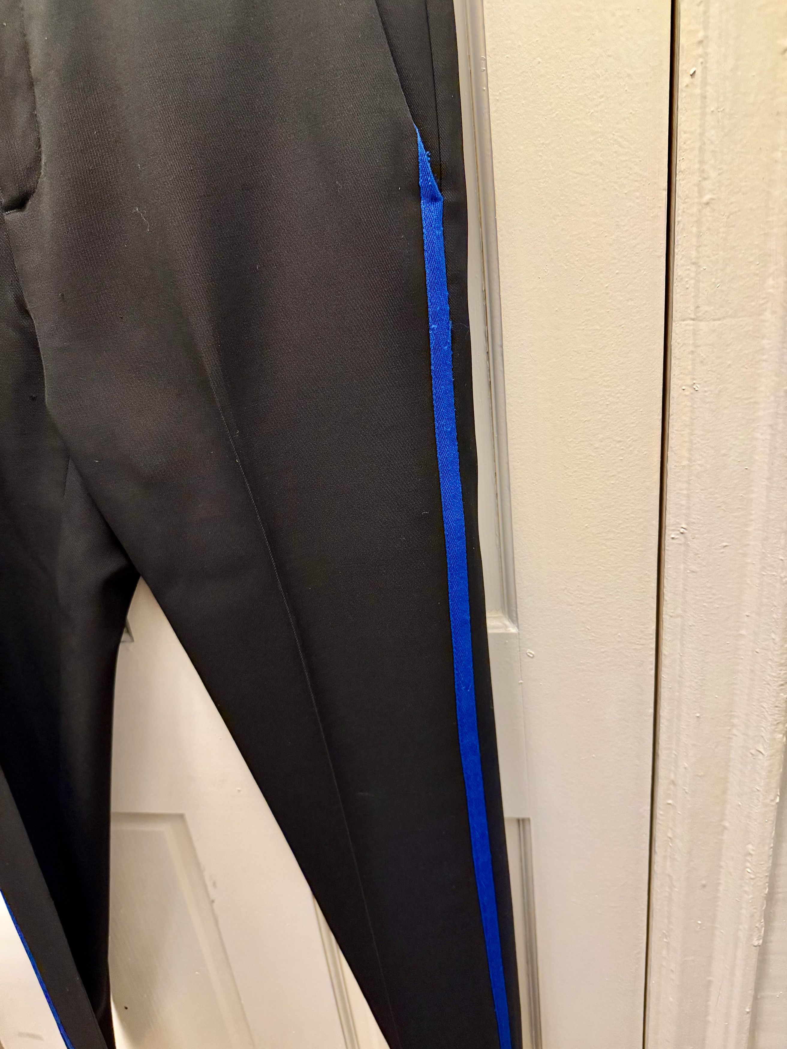 Raf Simons × Sterling Ruby F/W14 Collab Military Stripe Trousers Size US 36 / EU 52 - 3 Thumbnail
