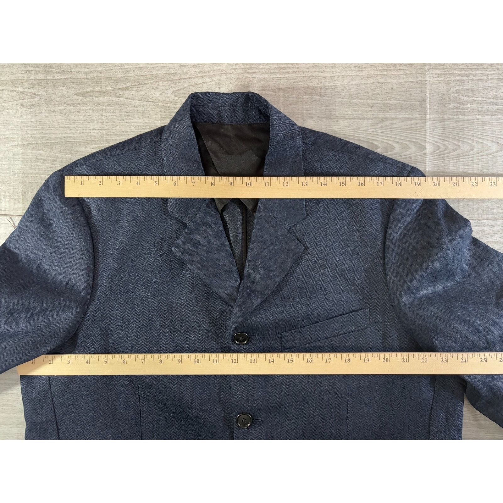 Alex Mill ALEX MILL Daniel Four Button Blazer In Linen Herringbone sz Size 48R - 10 Thumbnail