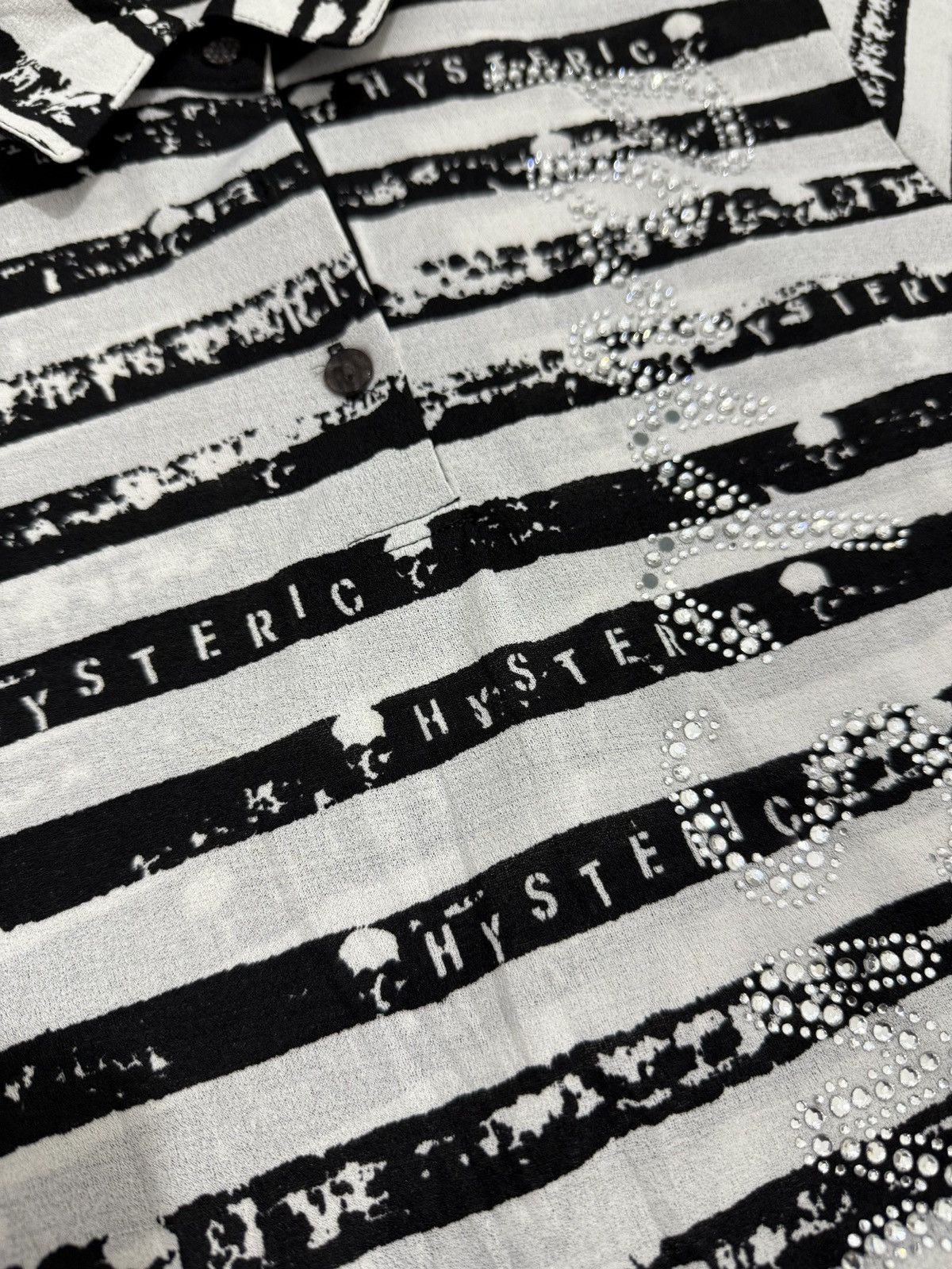 Hysteric Glamour HYSTERIC STRIP SKUL PRINT TSHIRT Size M / US 6-8 / IT 42-44 - 5 Thumbnail