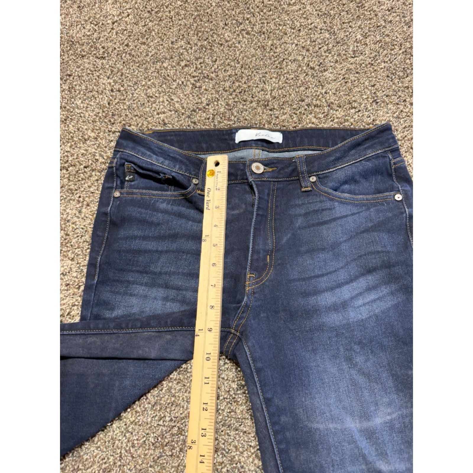 Vintage Kancan Jeans Size 9 Blue Denim 9/28 Skinny Lot Of 2 Women Jeans 5-Pocket Design Regular Size 9 Blue Kangan? Size 30" / US 8 / IT 44 - 6 Thumbnail