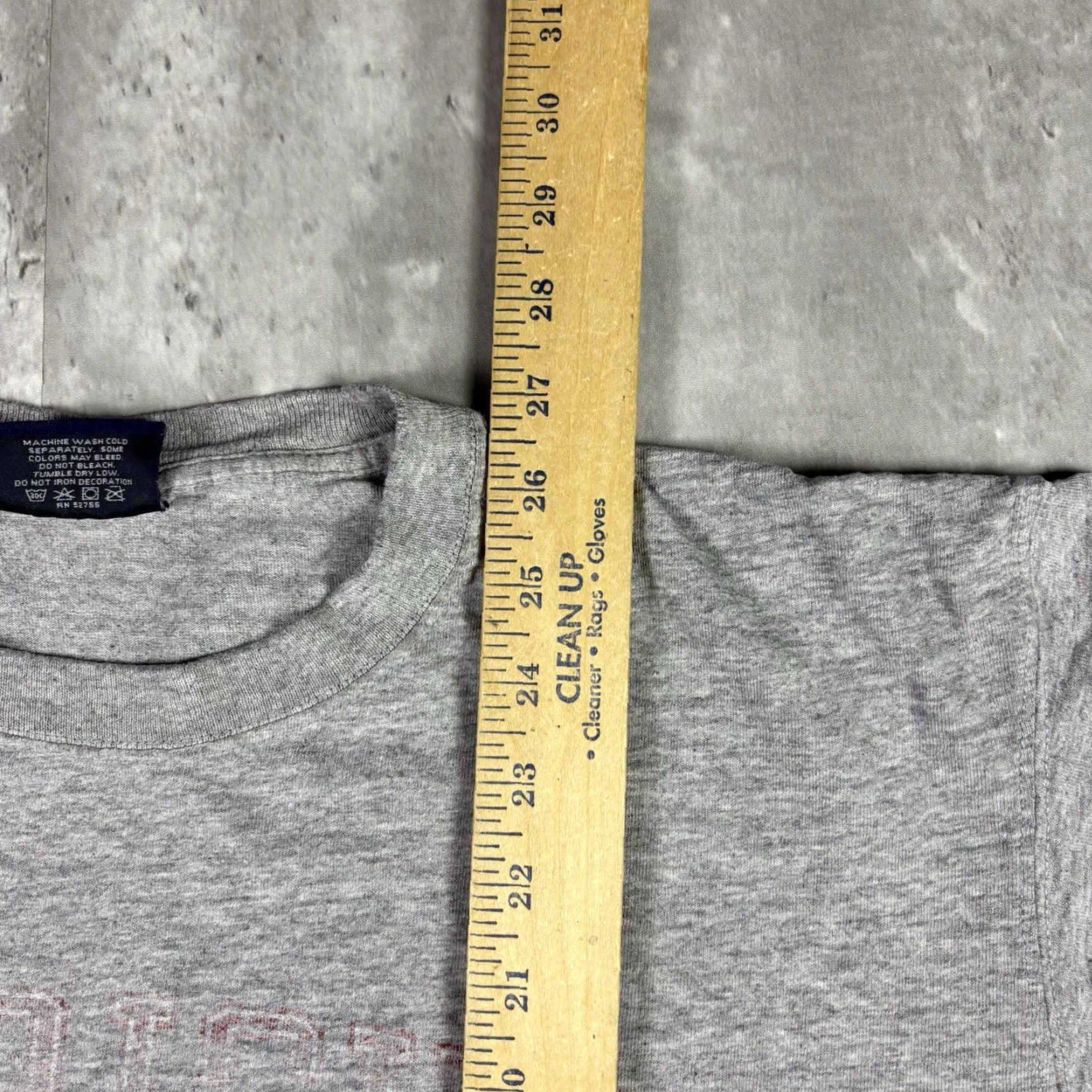 Jansport VINTAGE Albright College T Shirt Jansport Gray Short Sleeve Distressed Faded LG Size US L / EU 52-54 / 3 - 4 Thumbnail