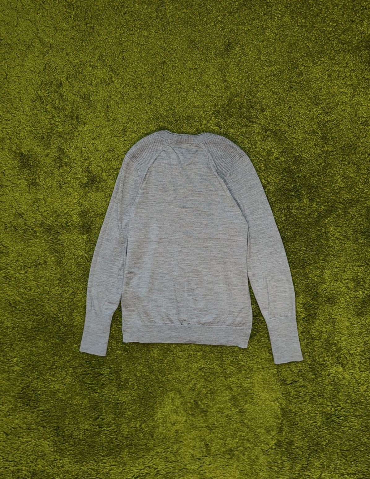 Burberry × Designer Burberry 100% wool grey nova check sweater Size M / US 6-8 / IT 42-44 - 2 Thumbnail