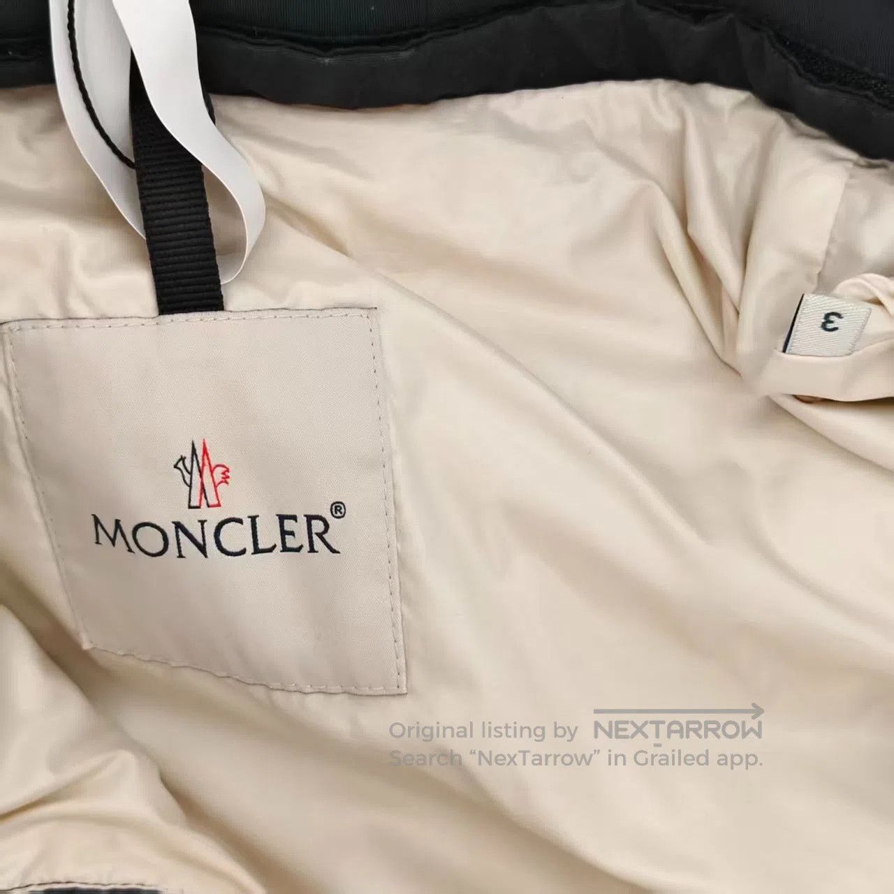 Moncler Moncler Black and White Patchwork Logo Down Jacket| Size US L / EU 52-54 / 3 - 2 Thumbnail