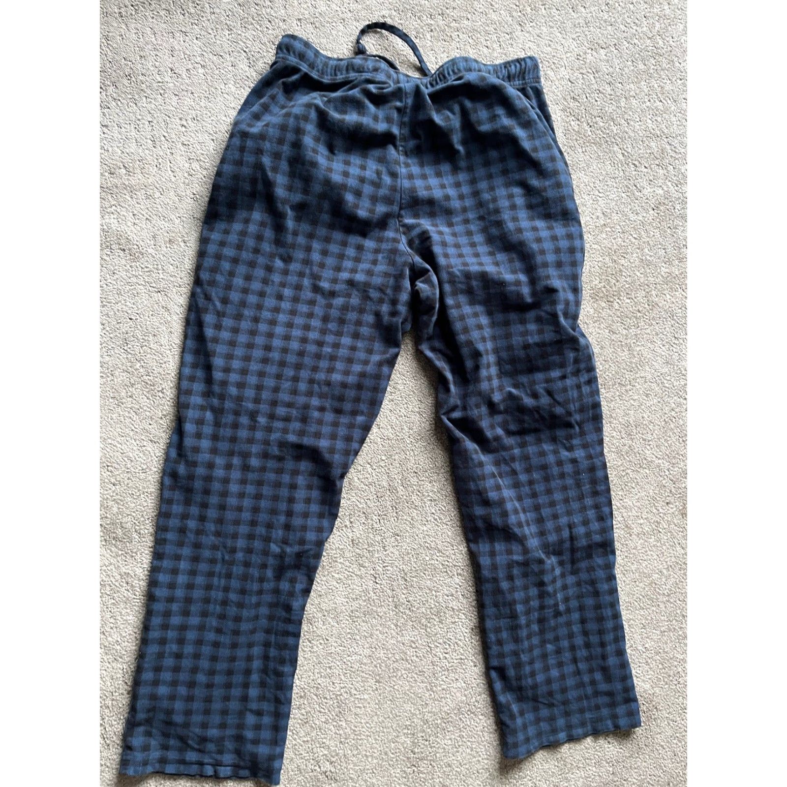 Nautica NAUTICA Men's Super Soft Sweatpants Size Small Blue Plaid Activewear Size US 29 - 3 Thumbnail