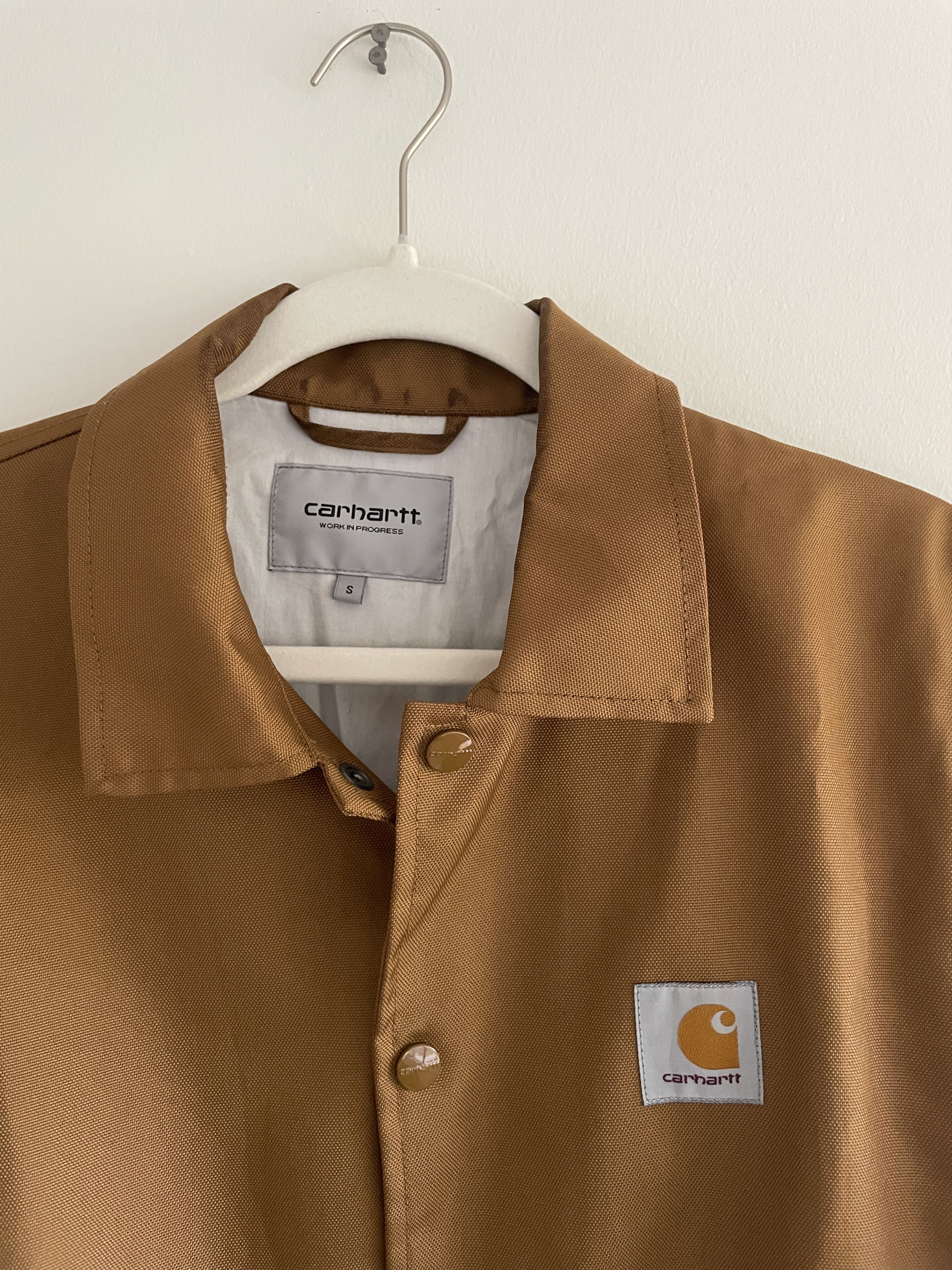 Carhartt Wip Carhartt Watch Coat Jacket - Hamilton Brown (S) Size US S / EU 44-46 / 1 - 2 Thumbnail
