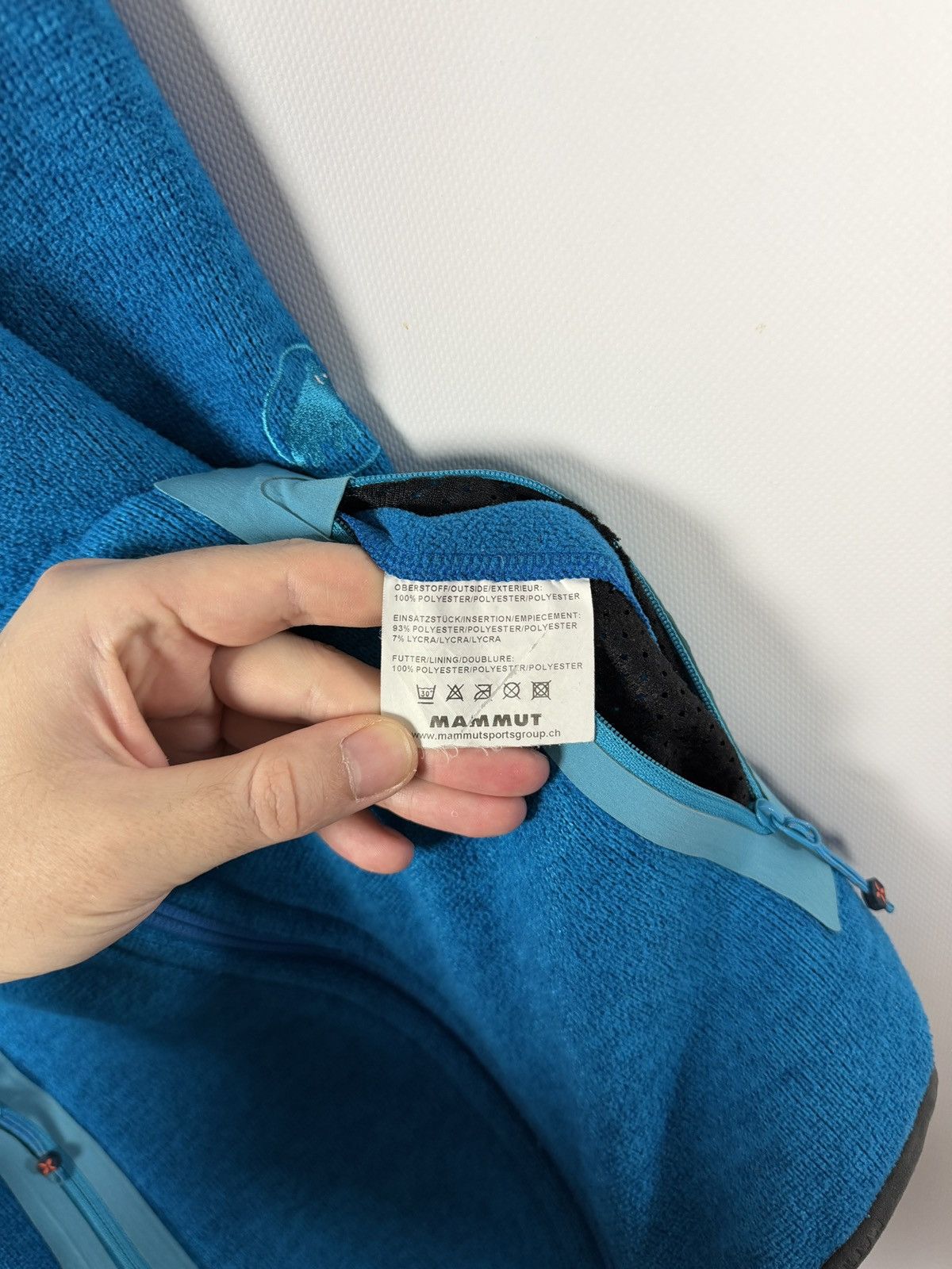 Mammut Men’s Mammut Full Zip Fleece Jacket Outdoor Trekking Size S Size US S / EU 44-46 / 1 - 12 Thumbnail