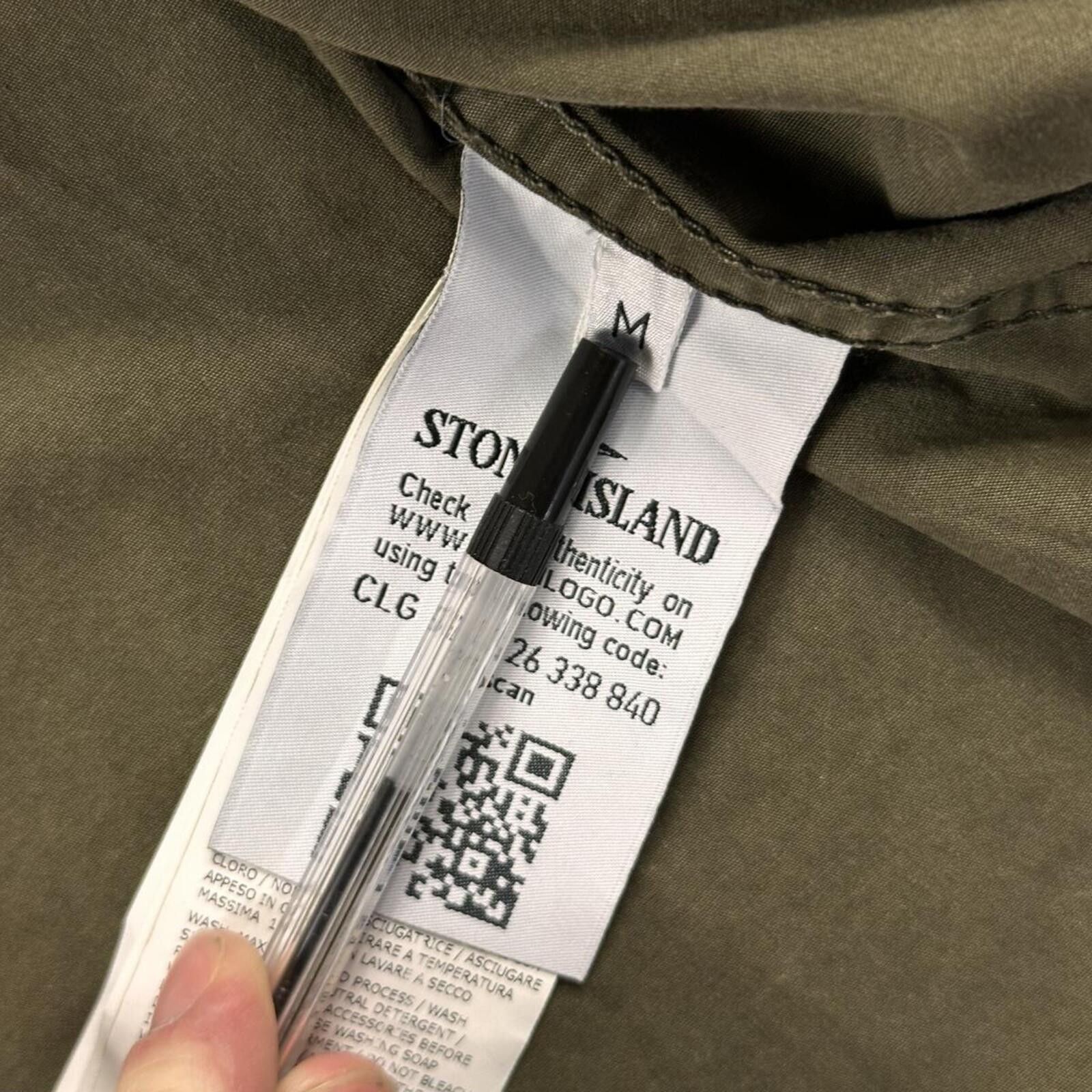 Stone Island Stone Island Zip Up Overshirt Khaki Green Medium Size US M / EU 48-50 / 2 - 6 Thumbnail